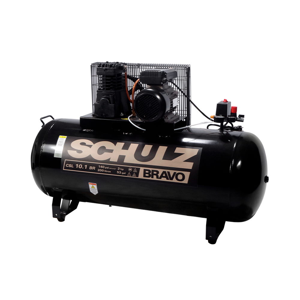 Compresor 2 Hp Estanque 200 Litros Schulz-2