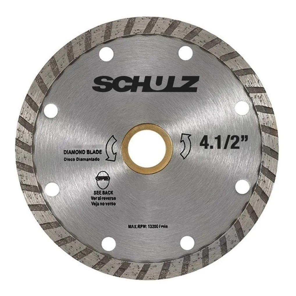 Set de discos de corte diamantados continuo, segmentado y Turbo 4 - 1/2 "-3
