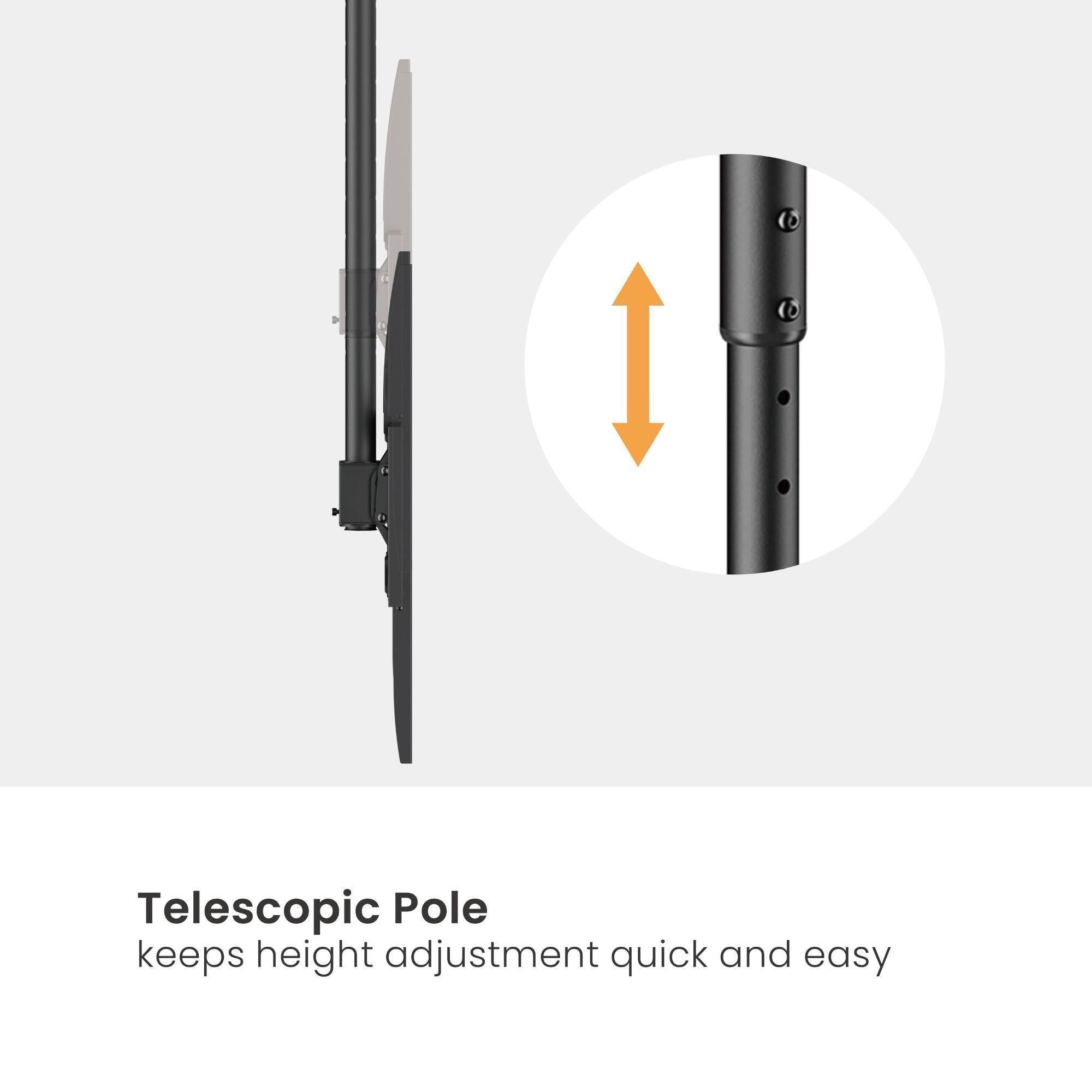 Soporte de Techo para TV de Alta Carga  50"~100" - 80KG  Inclinable Sbrp1568XL  Brasforma-5