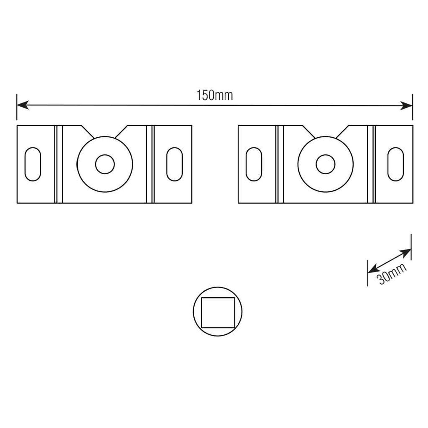 Soporte Fijo para TV  10" a 71" - 40 kg.  Vesa Universal  Gn-20 Forte by  Brasfoma-2