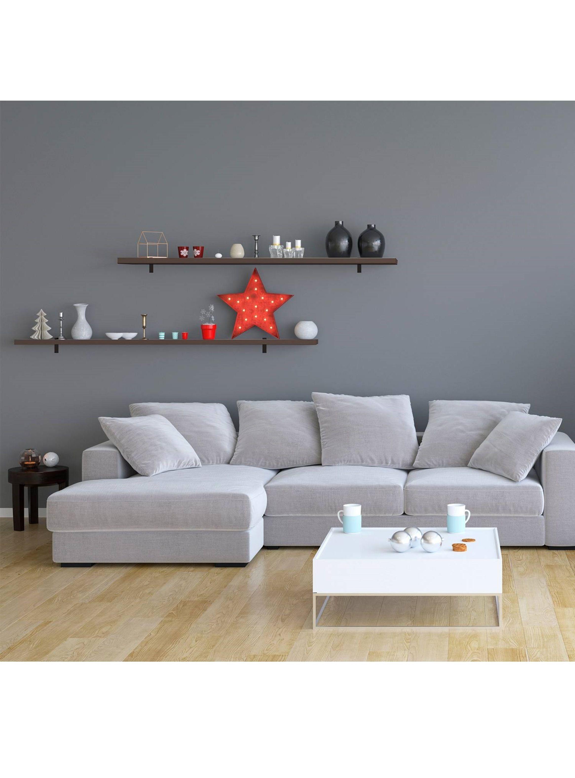 Repisa + 2 Soporte 60×30x1,5cm CHOCOLATE-2