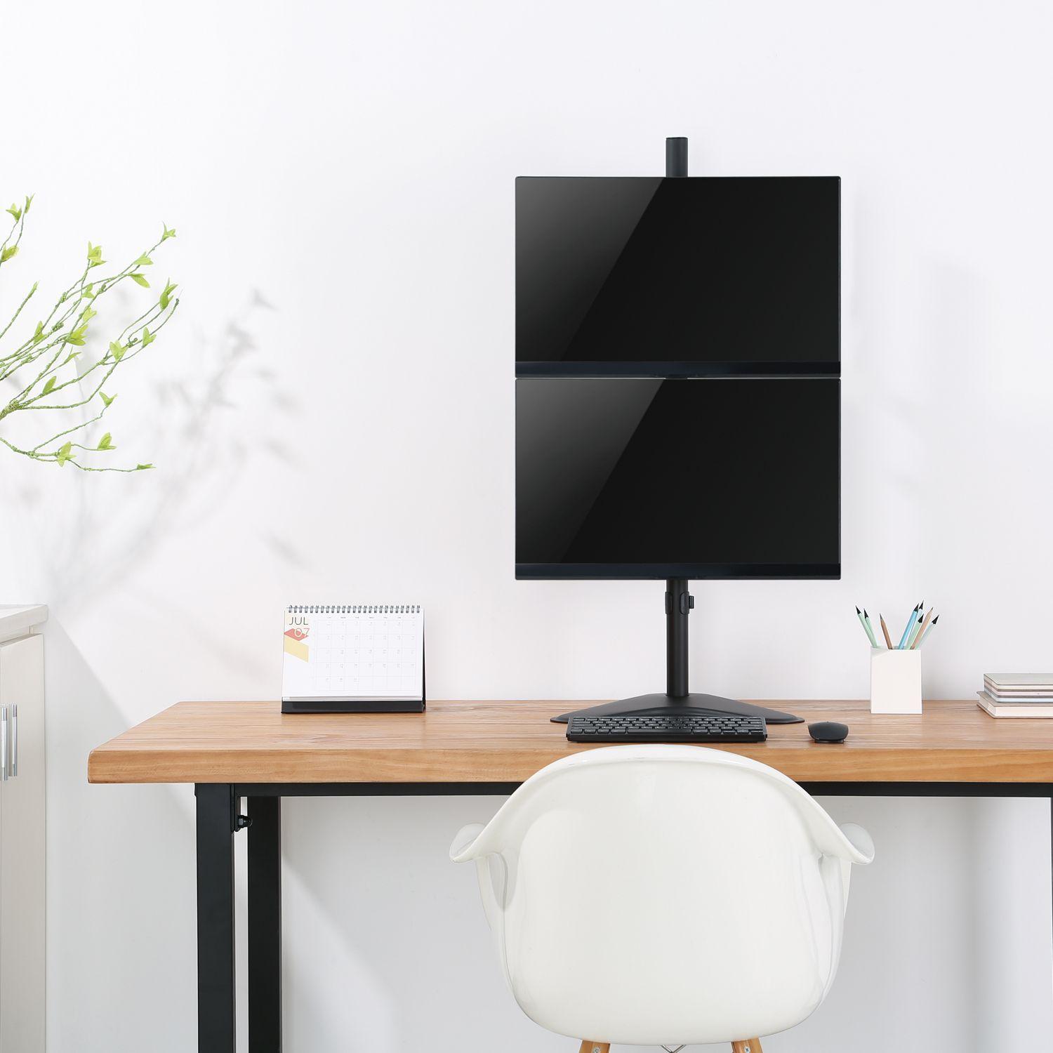 Soporte 2 monitores Vertical - 13" a 32" - 16 kg. Articulado-2