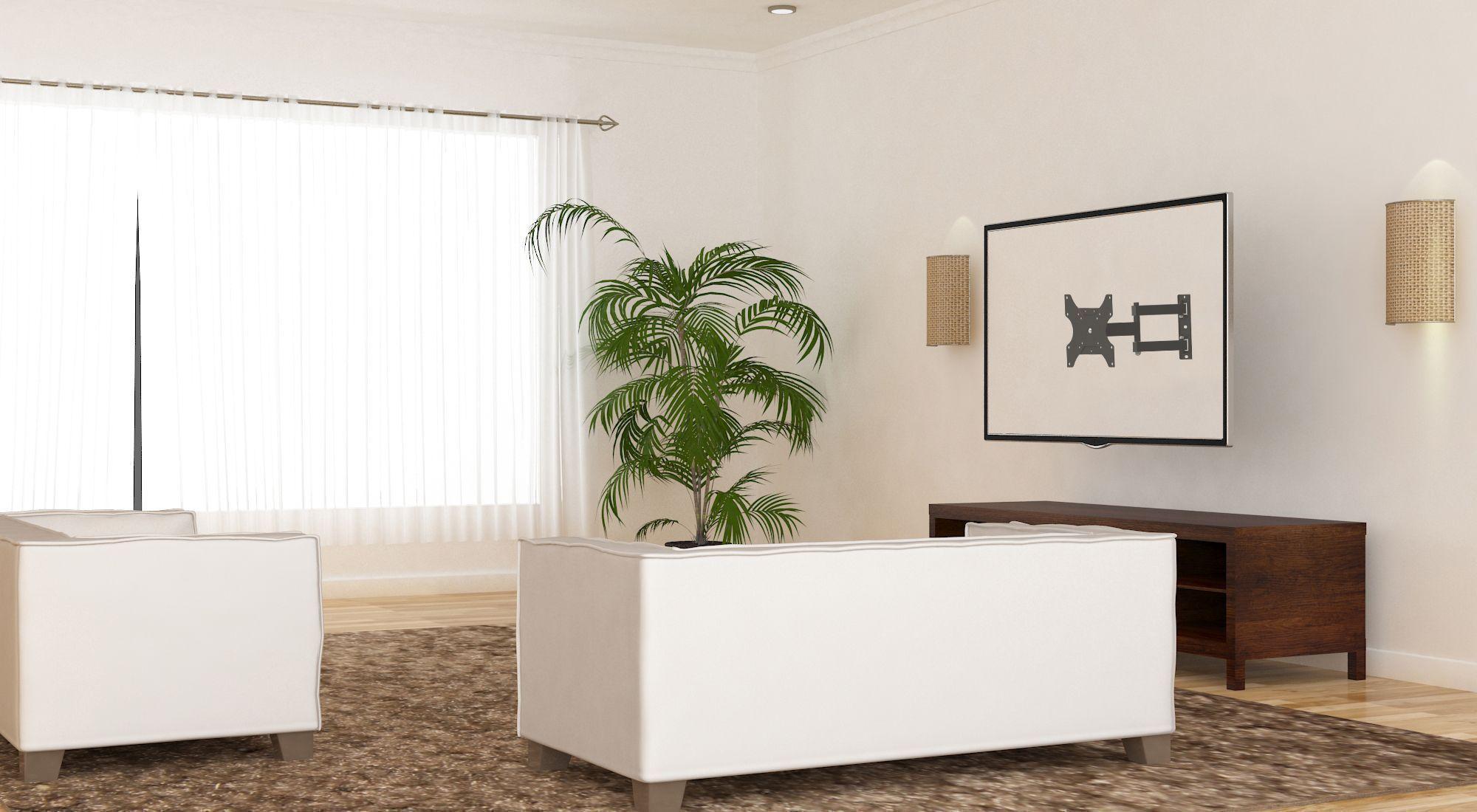 Soporte para TV con Brazo Articulado de 39cm 23" a 55"  360° FT441 Forte Brasforma-1