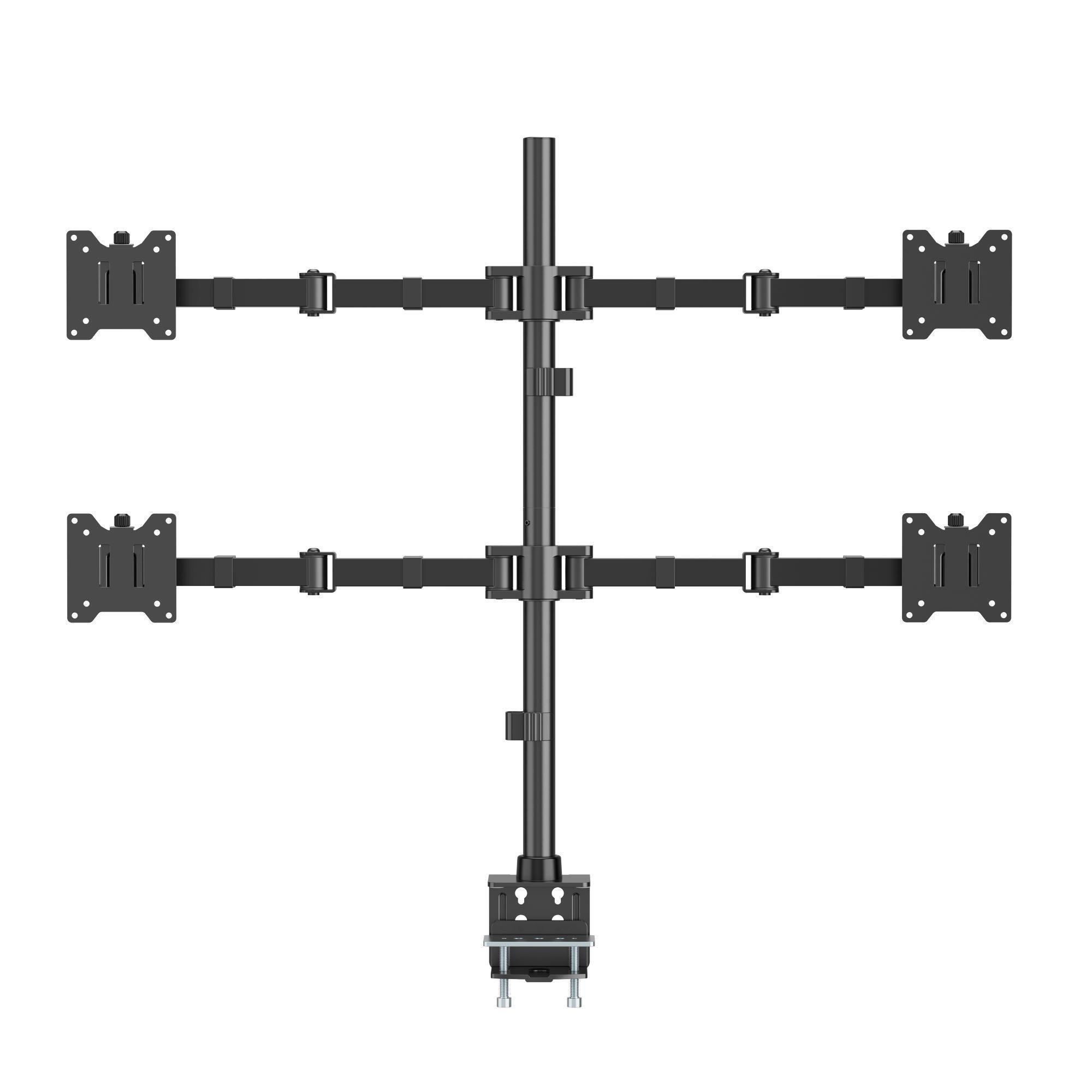 Soporte para 4 Monitores de alta carga 17" a 35"  60kg  SBRM741 - Brasforma-2