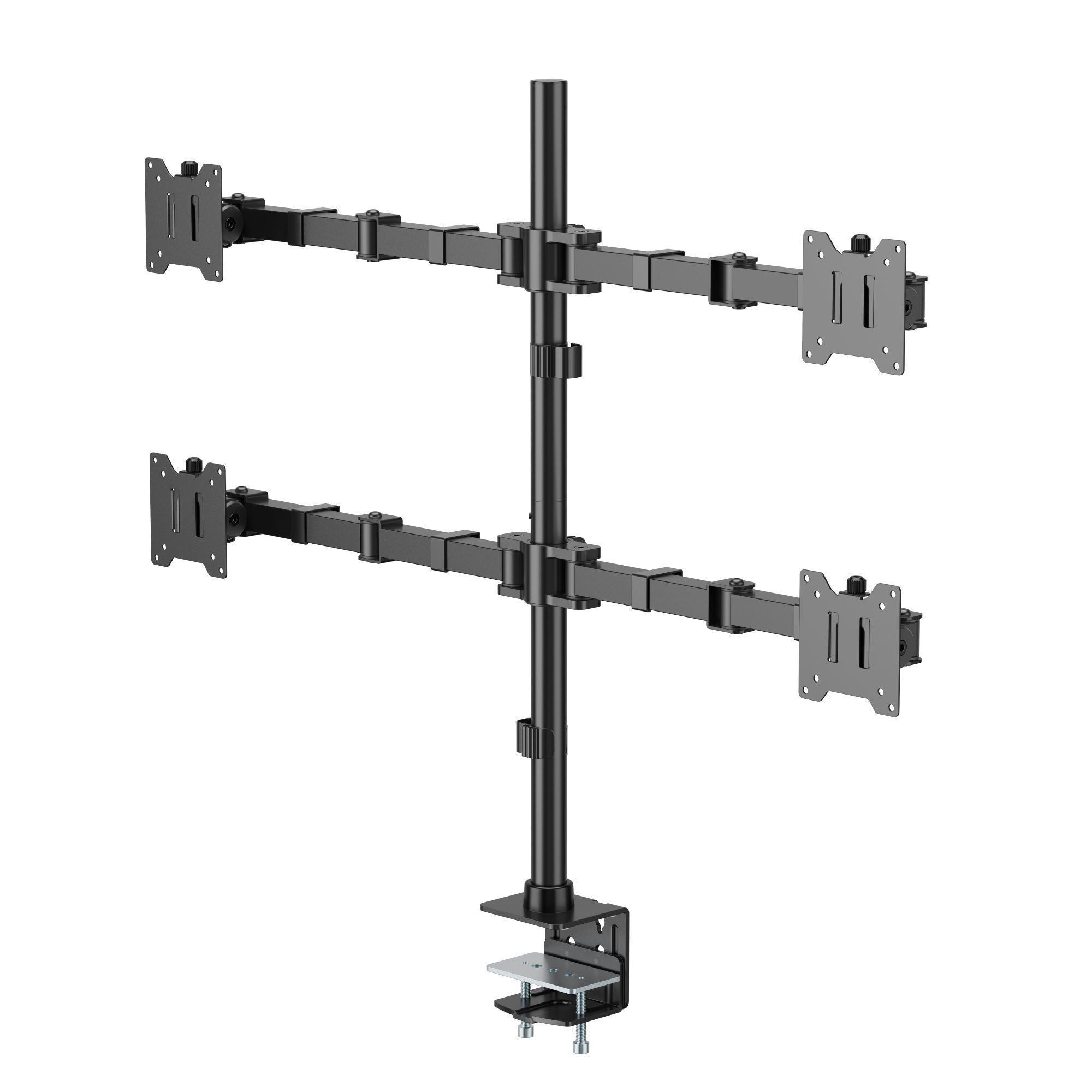 Soporte para 4 Monitores de alta carga 17" a 35"  60kg  SBRM741 - Brasforma-3