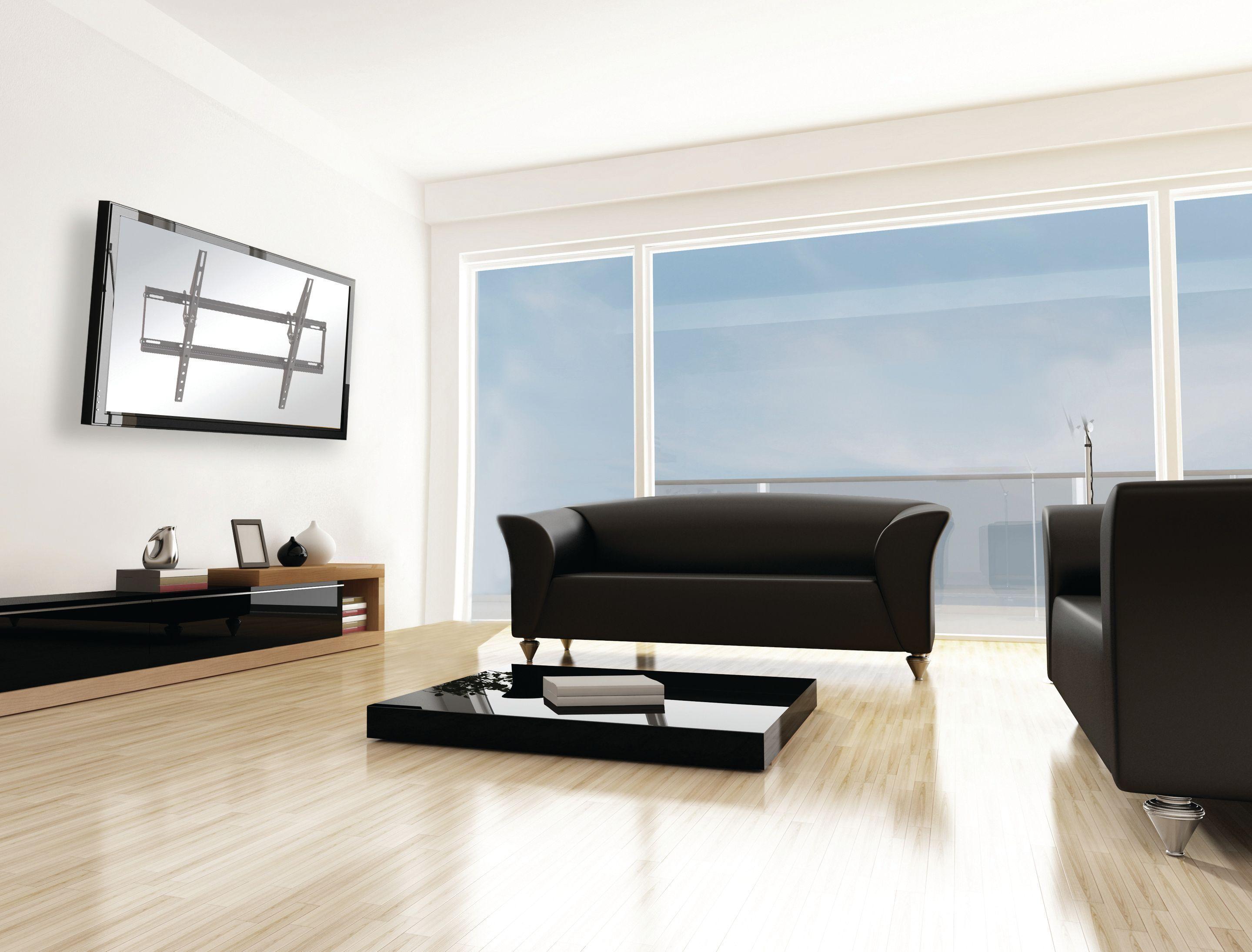 Soporte para TV  Ultra delgado Inclinable 37" a 85" - 50 kg -  FT161  Forte by Brasforma-1
