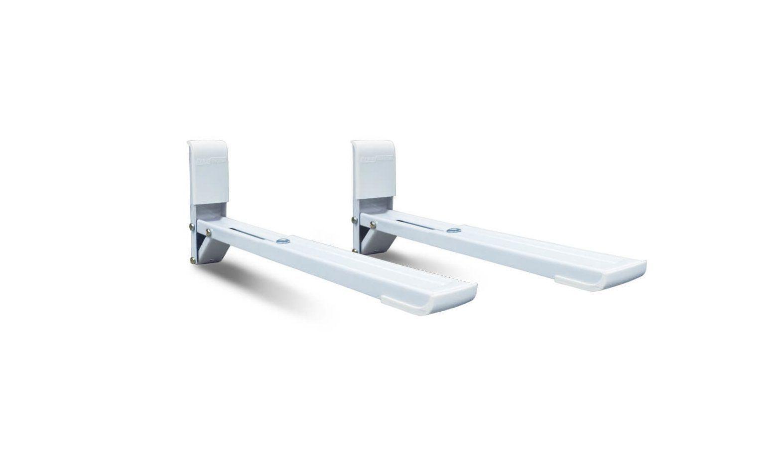 SOPORTE PARA MICROONDAS AJUSTABLE 40 Kg BLANCO SBR3.8 BRASFORMA-1