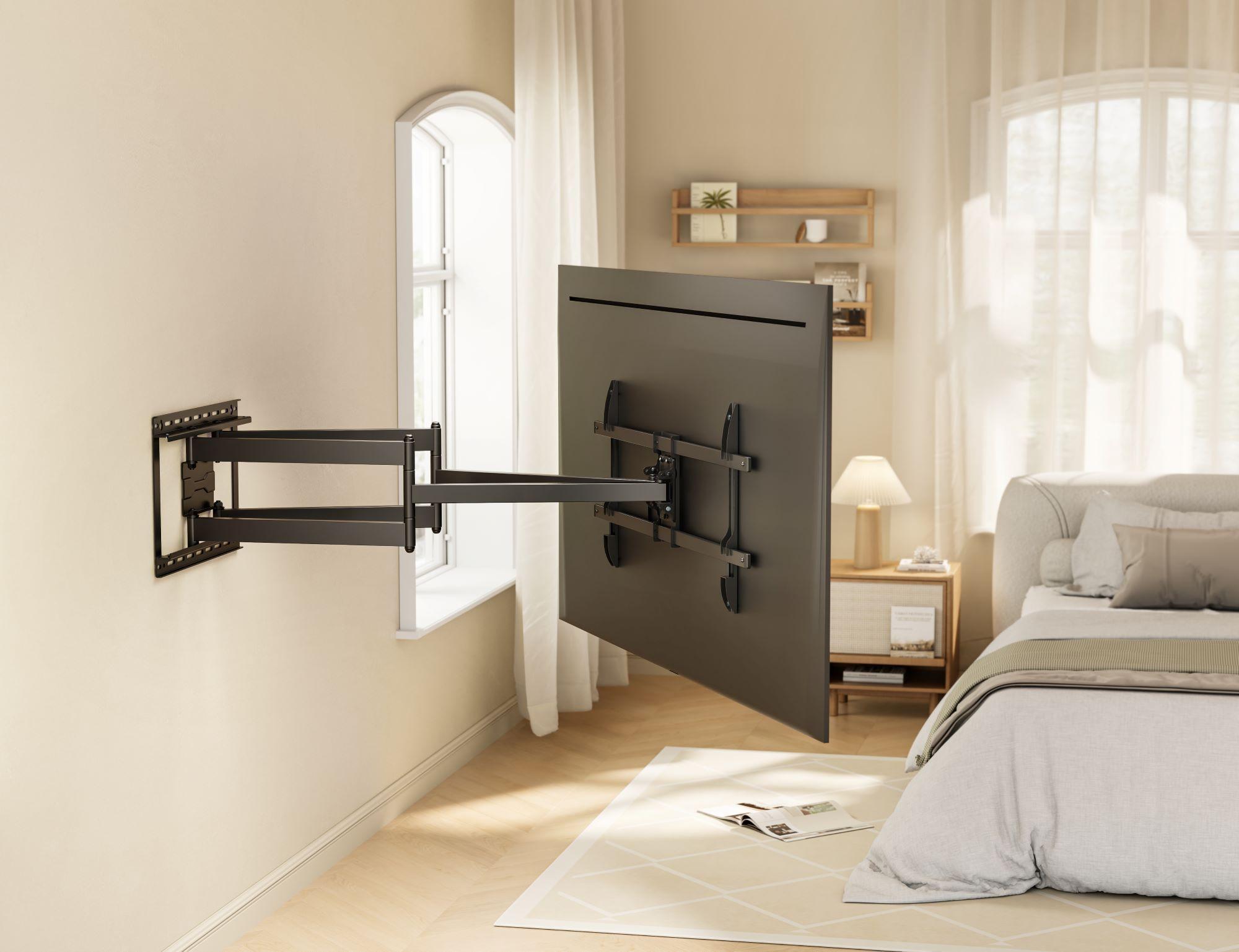 Soporte para TV con doble Brazo de 1.08m  43" a 90"  60kg - sbrp84-486XL  Brasforma-1
