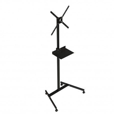 Rack Pedestal TV 10" A 48" - 25kg - Inclinable C/Ruedas-0