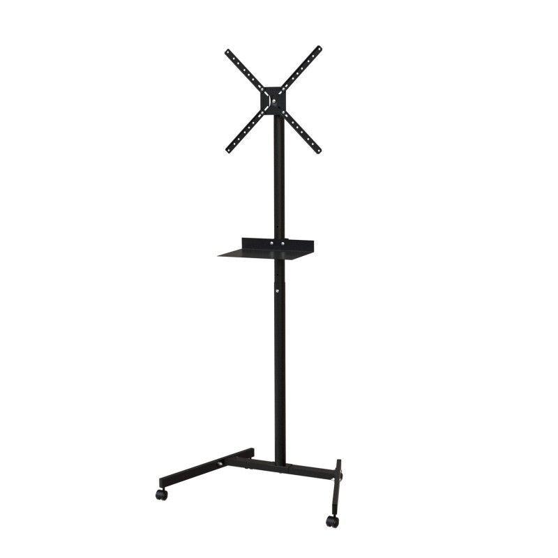 Rack Pedestal TV 10" A 48" - 25kg - Inclinable C/Ruedas-1