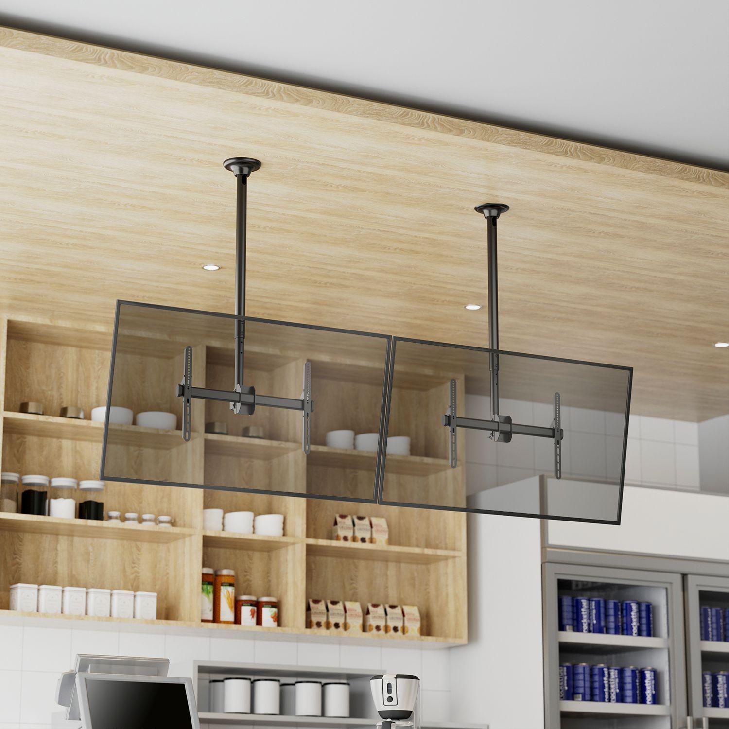  Soporte TV de Techo  37" a 70"-  360° 50kg Full Brasforma-3