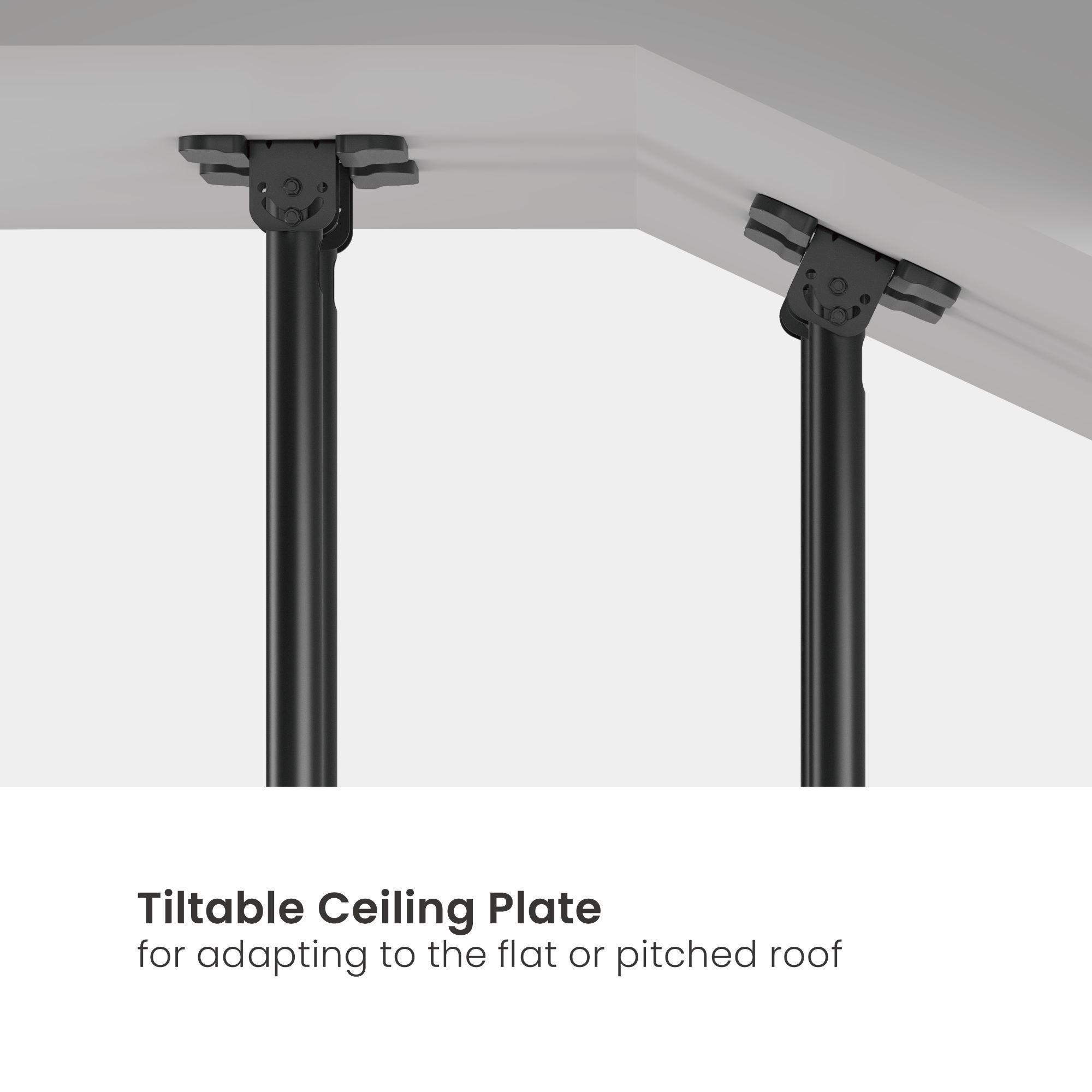 Soporte de Techo Doble Tubo para TVs de Alta Carga  60" ~ 120" -  120kg  SBRP15610L Brasforma-3