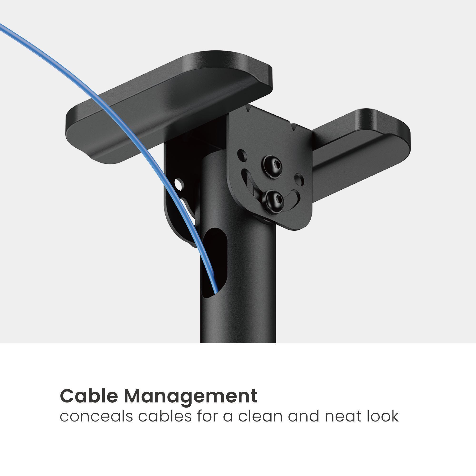 Soporte de Techo Doble Tubo para TV  Alta Carga  60" a 120" -  120kg - 5610L Brasforma-5
