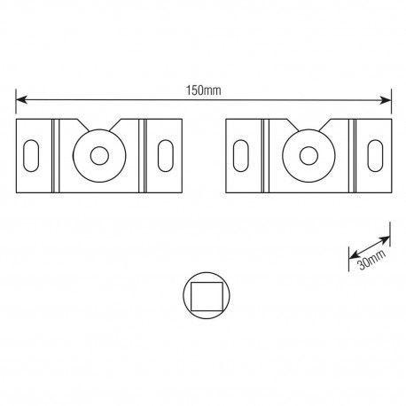 Soporte TV Universal 40 kilos 10" A 71" GN20B FORTE-2