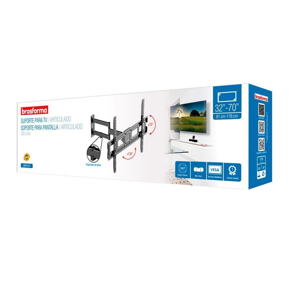SOPORTE TV BRAZO ARTICULADO DE 42.7cm - 180° - 37” A 70”-4
