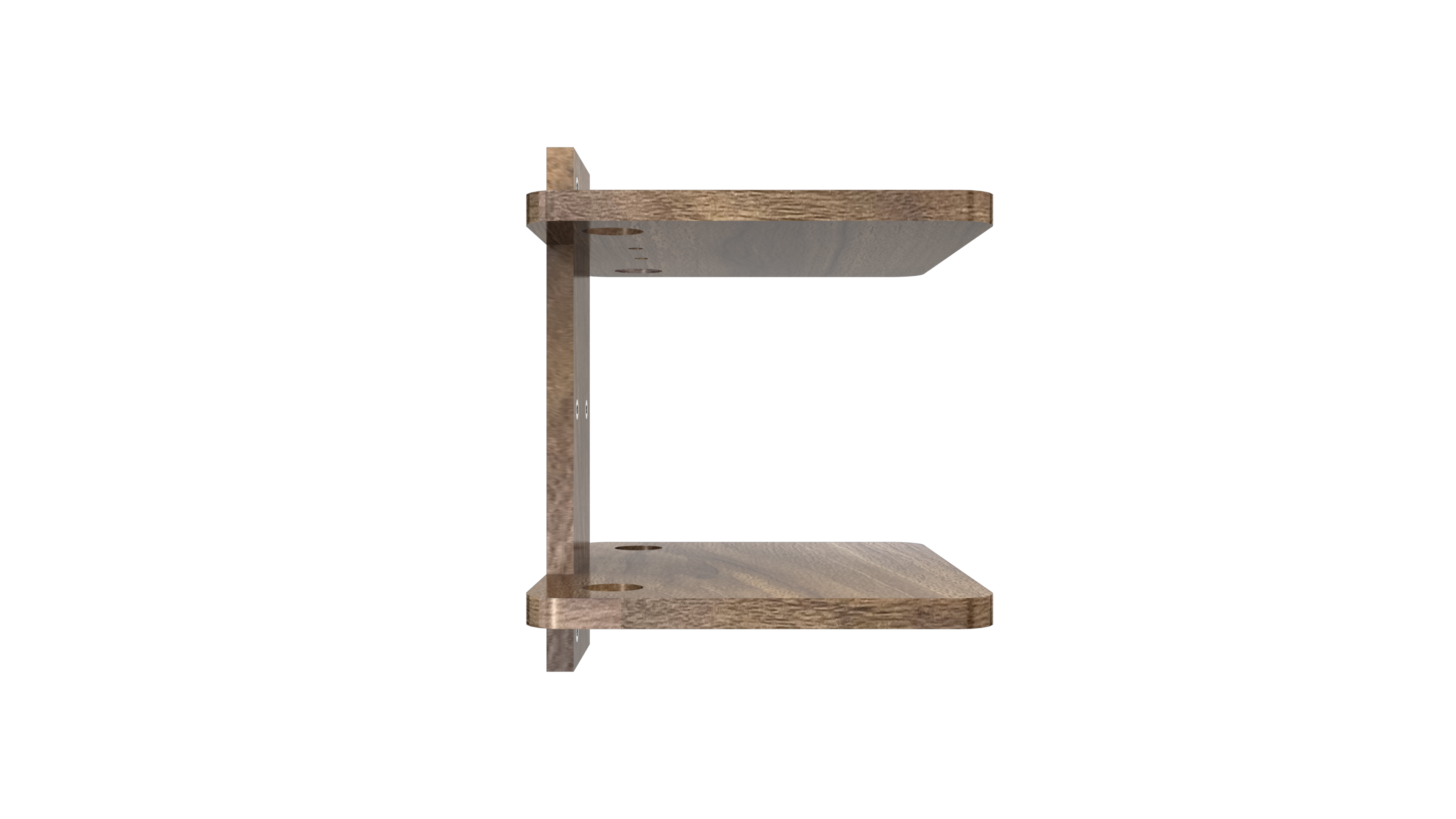 Soporte 2 bandejas en MDP 10kg Deco - Juegos - Routers-3