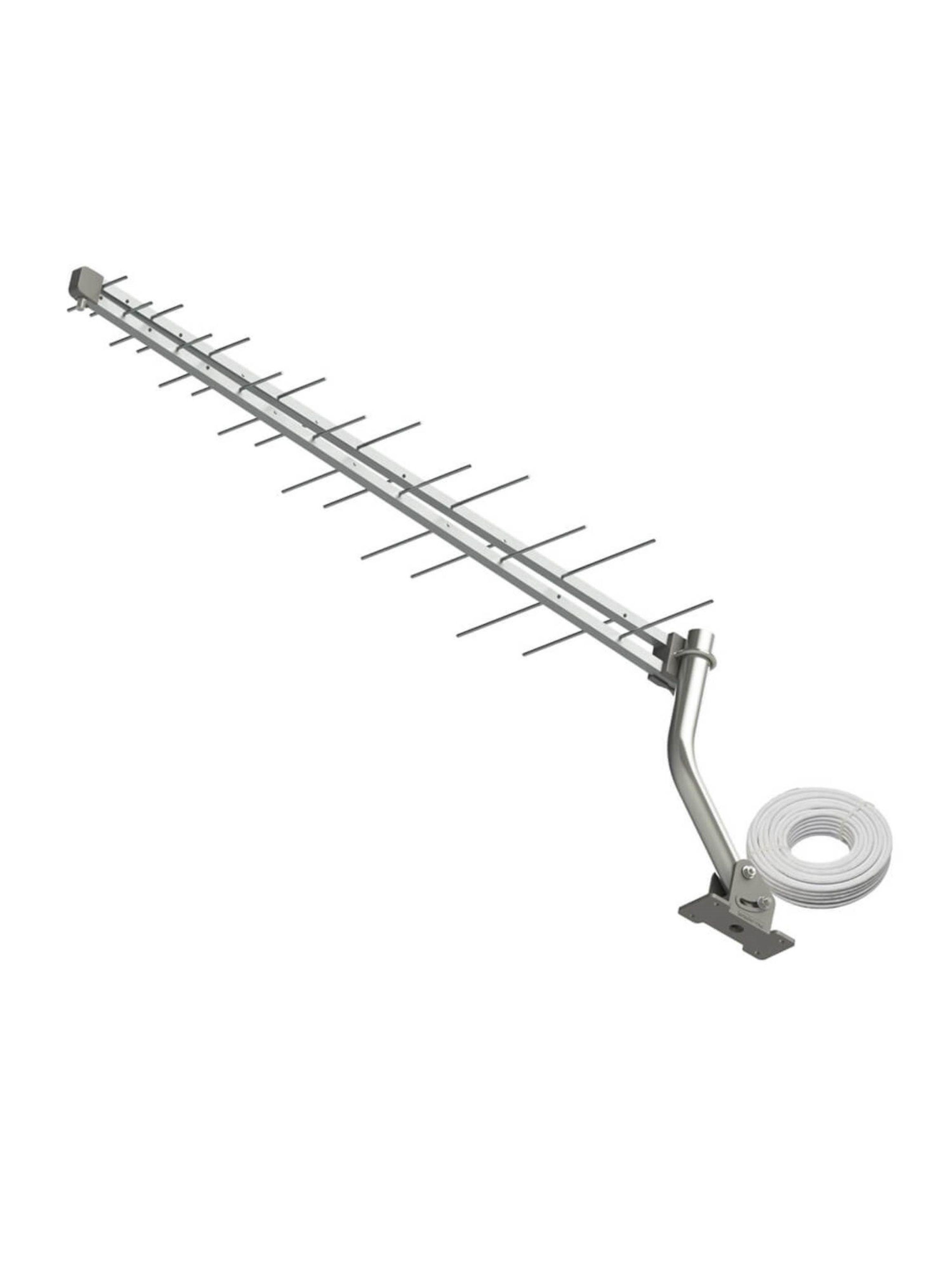 Antena Externa HD - 14dBi + Mástil + 16 mts Coaxial  SL2800K  BRASFORMA-1
