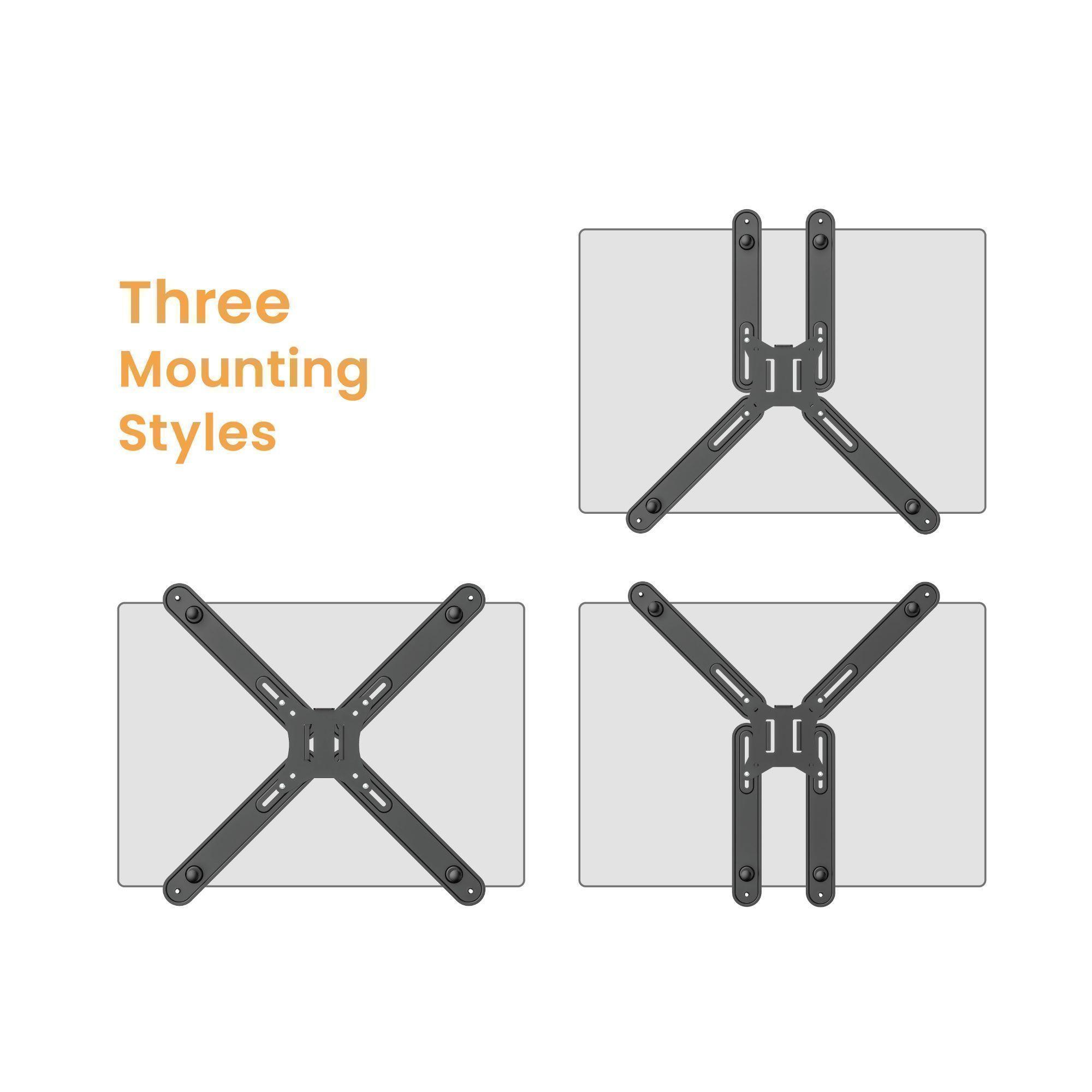 ADAPTADOR PARA MONITORES SIN PERFORACIÓN  17" ~ 32"  10kg  sbrma11 BRASFORMA-3
