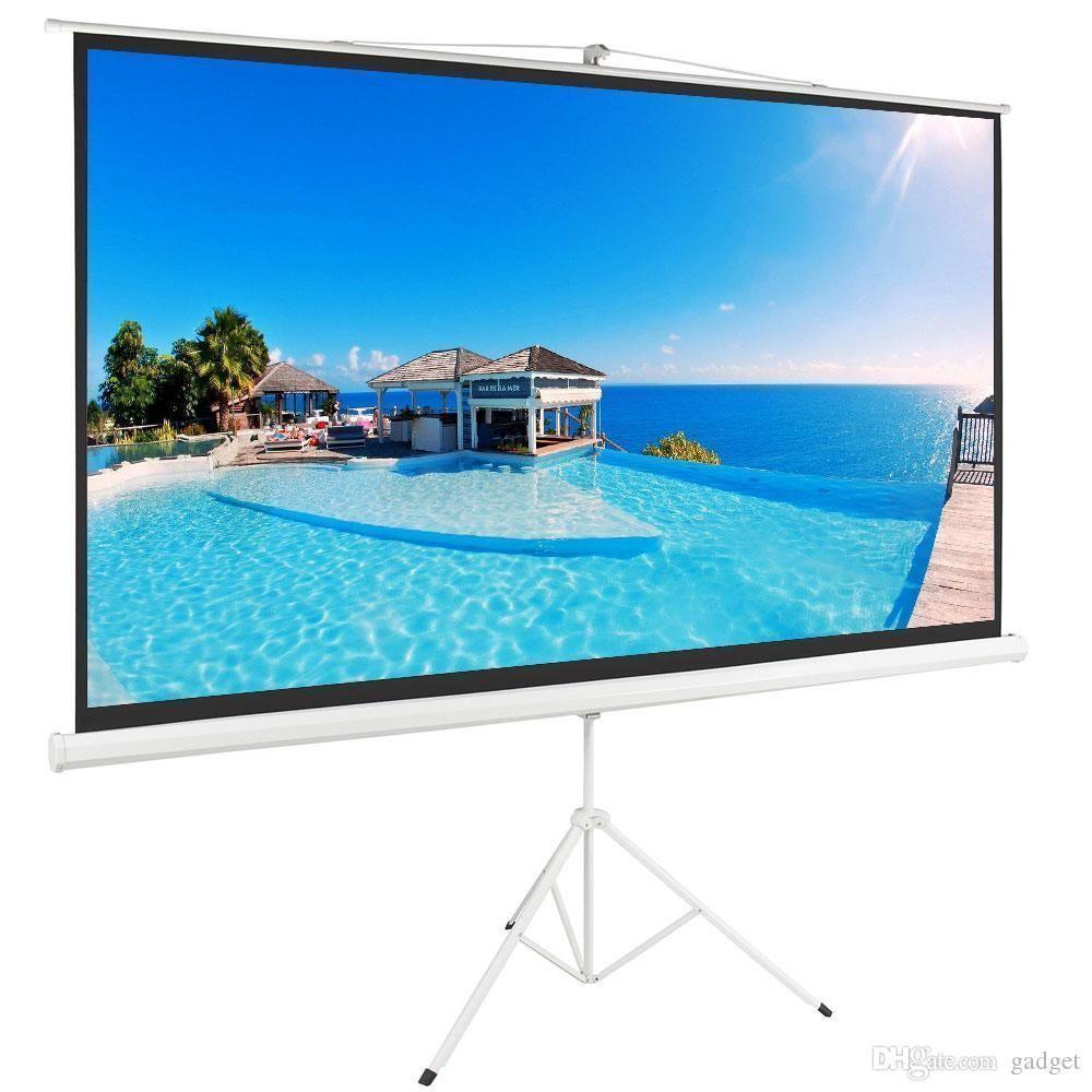Telon de Proyector Con Tripode  203cm X 152cm  100"  SKPS4B3 Brasforma-0
