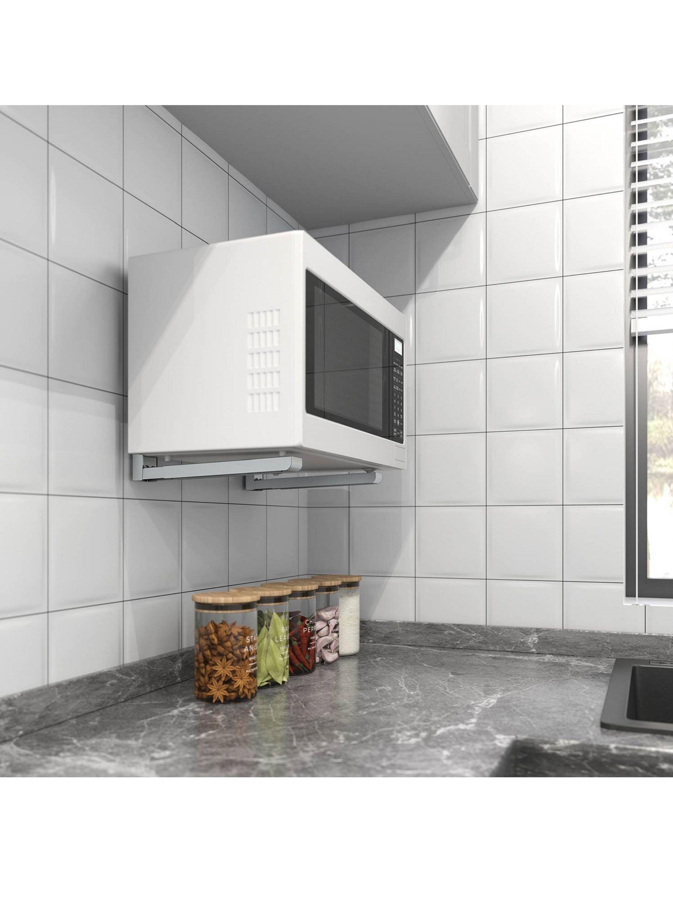 Soporte Microondas Plegable Plata MB6SILVER-3