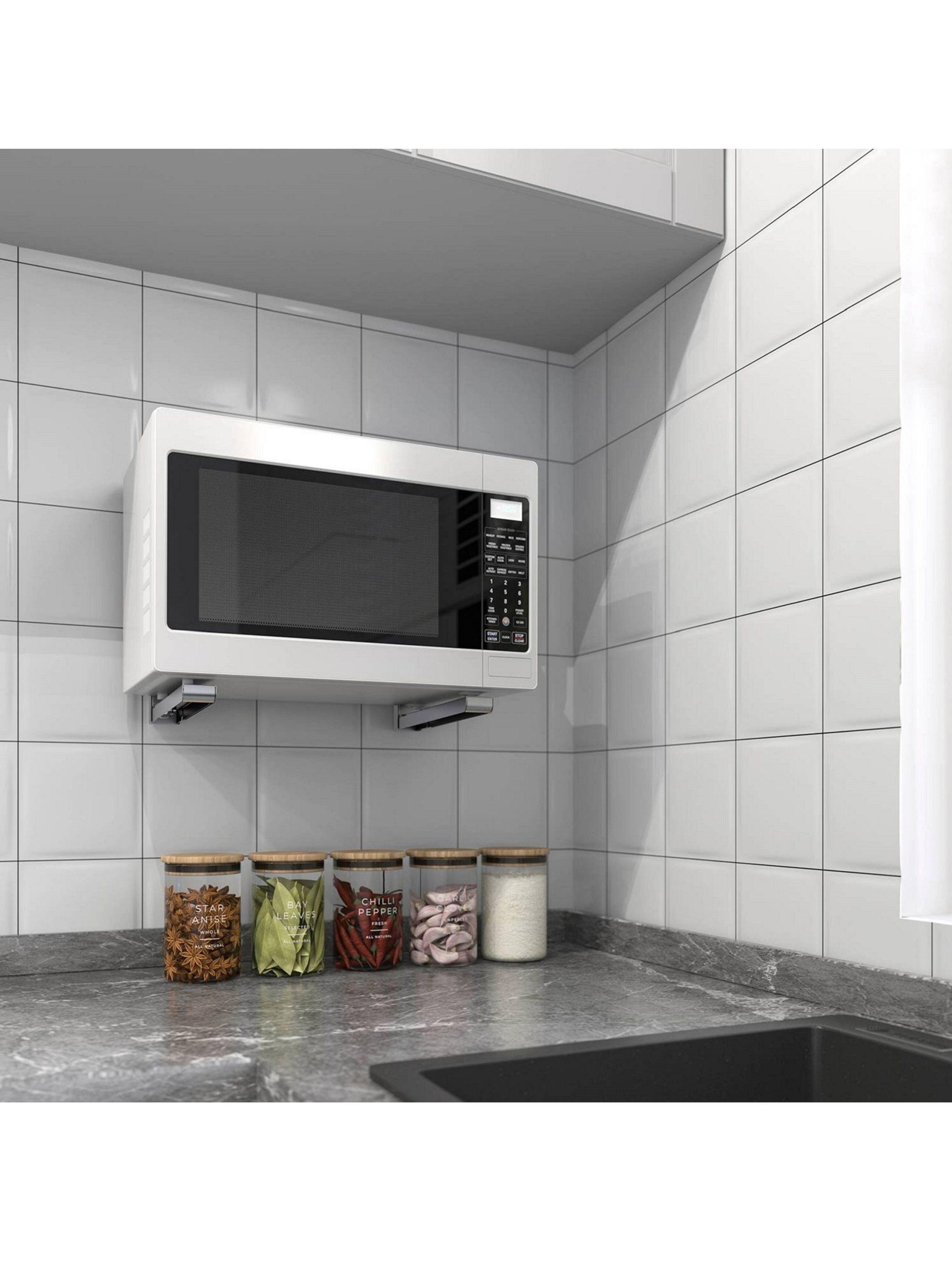 Soporte Microondas 49cm  30kg  Plata  MB- SILVER - Brasforma-2