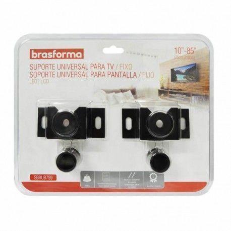 SOPORTE PARA TV FIJO DE10” a 85”  UNIVERSAL 100KG  SBRUB759 - BRASFORMA-3