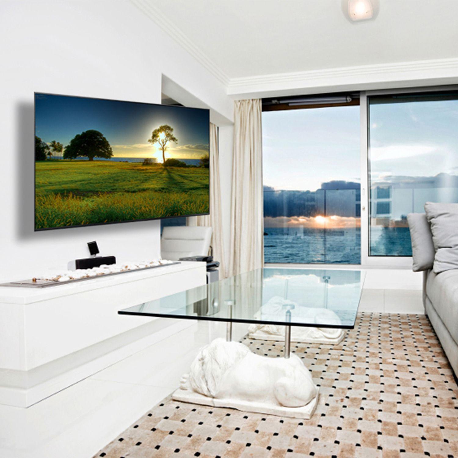 Soporte TV con Brazo de 19cm 10" a 55" + HDMI 1mts Regalo  Sbrp134  Brasforma-2