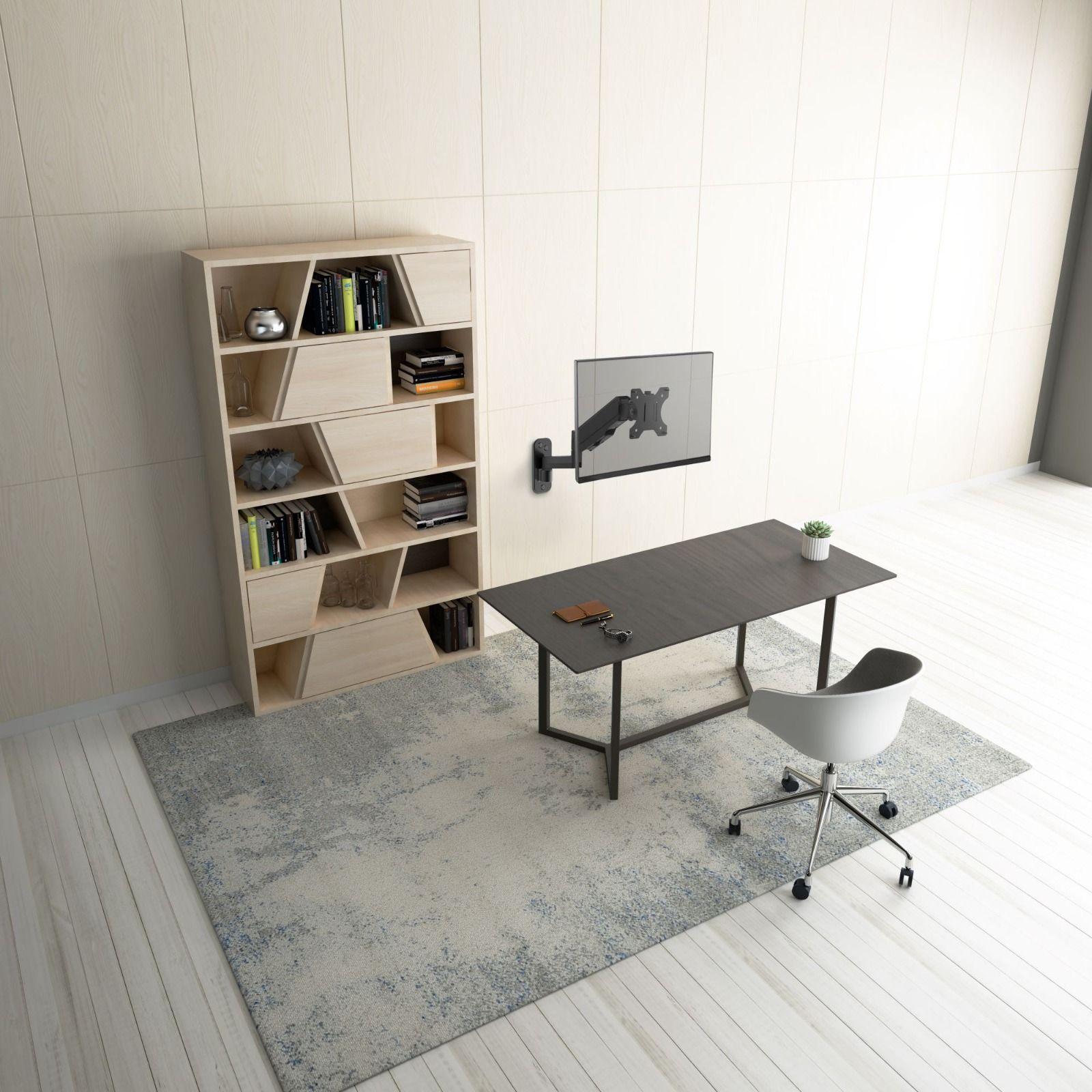 Soporte de Pared para Monitor 17" a 32" - 9kg  360° Resorte a Gas SBRM112 - Brasforma-2