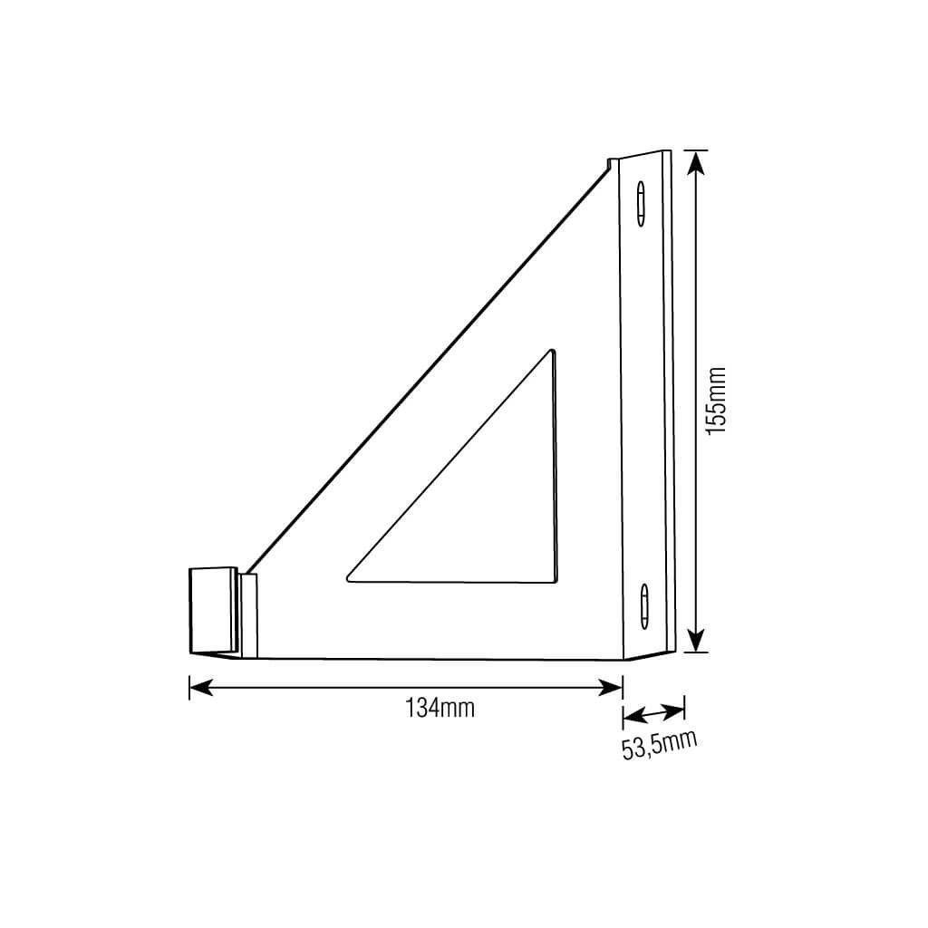 Soporte Bicicleta - Techo o Muro 20Kg SB01 BRASFORMA-4