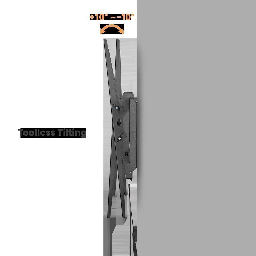 Soporte para TV Grande de  Alta Carga INCLINABLE  60" a 120"  - 120kg SBRP73-69T  Brasforma-7