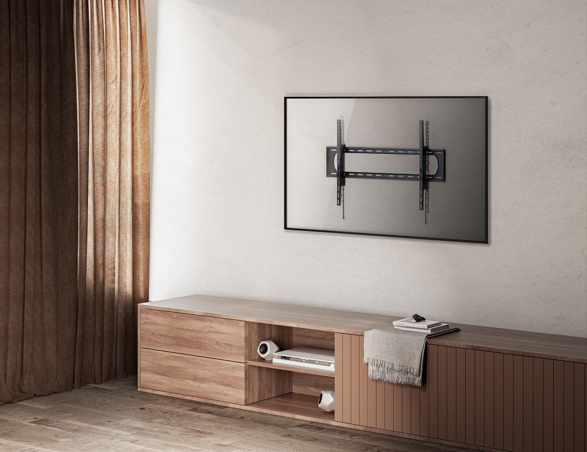 Soporte para TV Grande de  Alta Carga INCLINABLE  60" a 120"  - 120kg SBRP73-69T  Brasforma-1