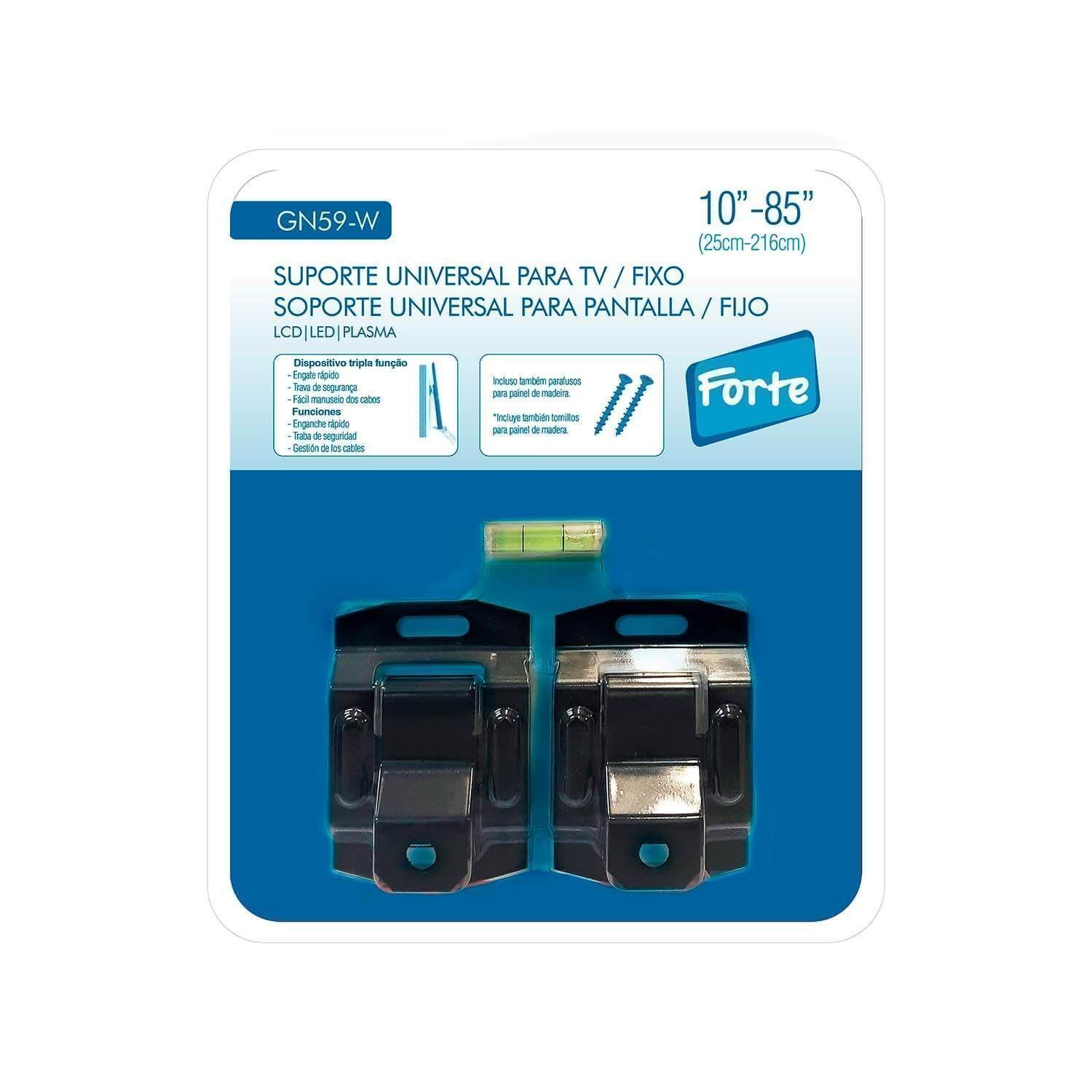 Soporte Fijo para TV 10" a 85"  40kg GN59W  Forte by Brasforma-4