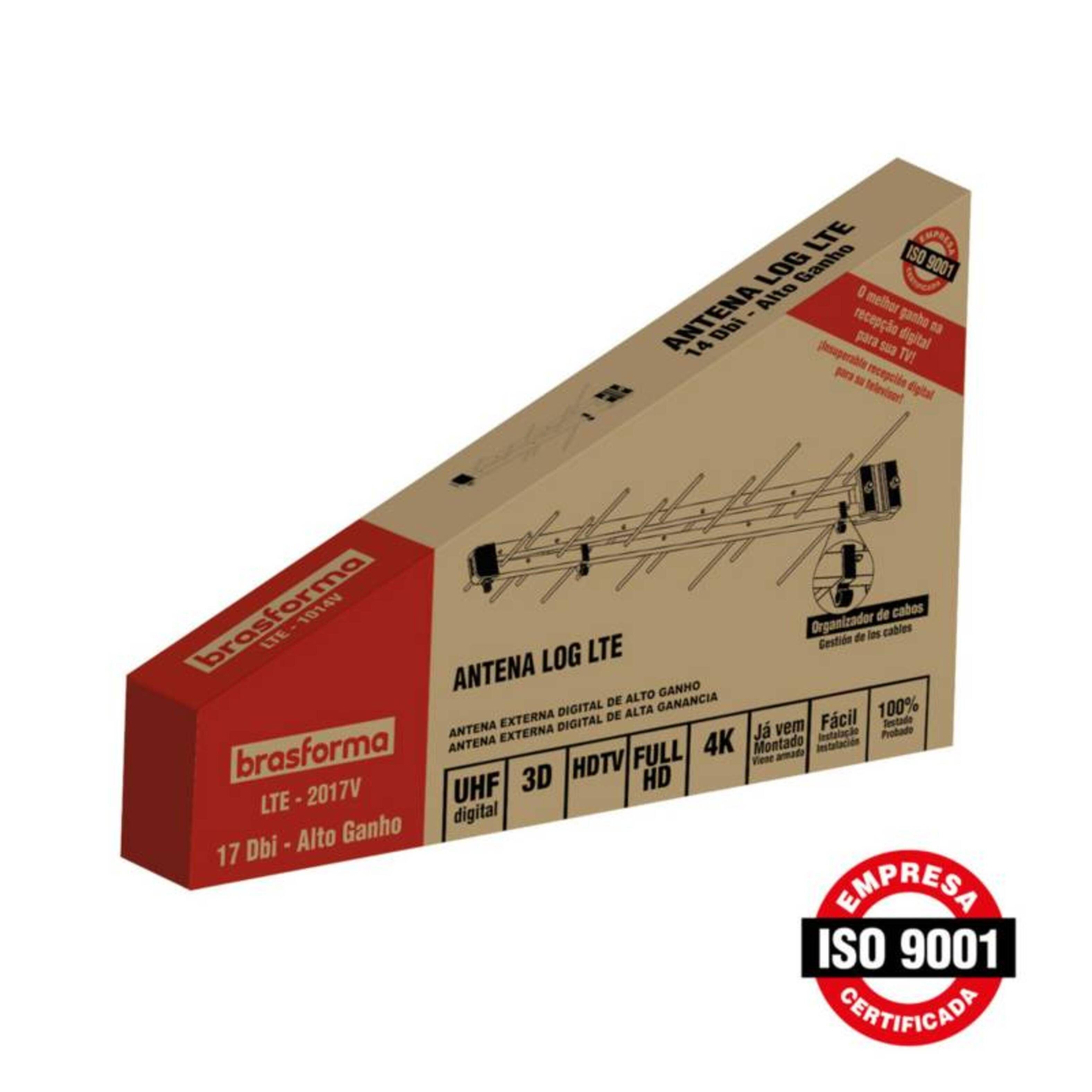 Kit Antena Externa HD 17dbi + Mastil + 16m Cable de Regalo - Lte2017 -BRASFORMA-5