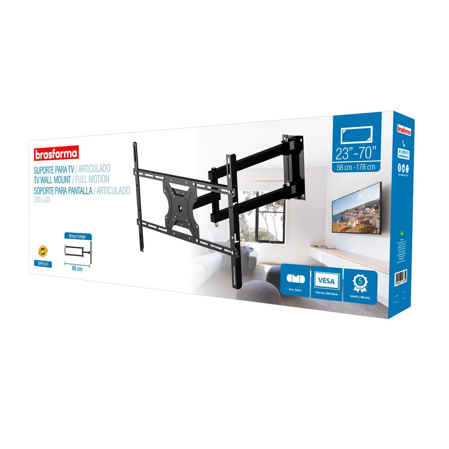 Soporte TV Con Brazo de 65cm - 23 A 70 30kg-3