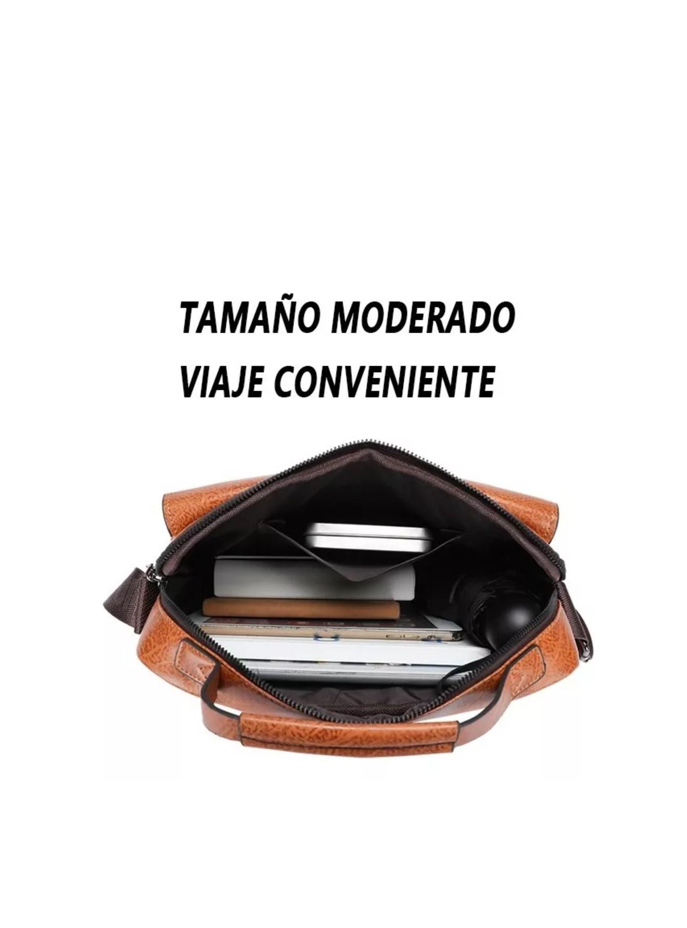 Bolso De Hombro Business De Gran Capacidad Para Hombre color naranja oscuro-1
