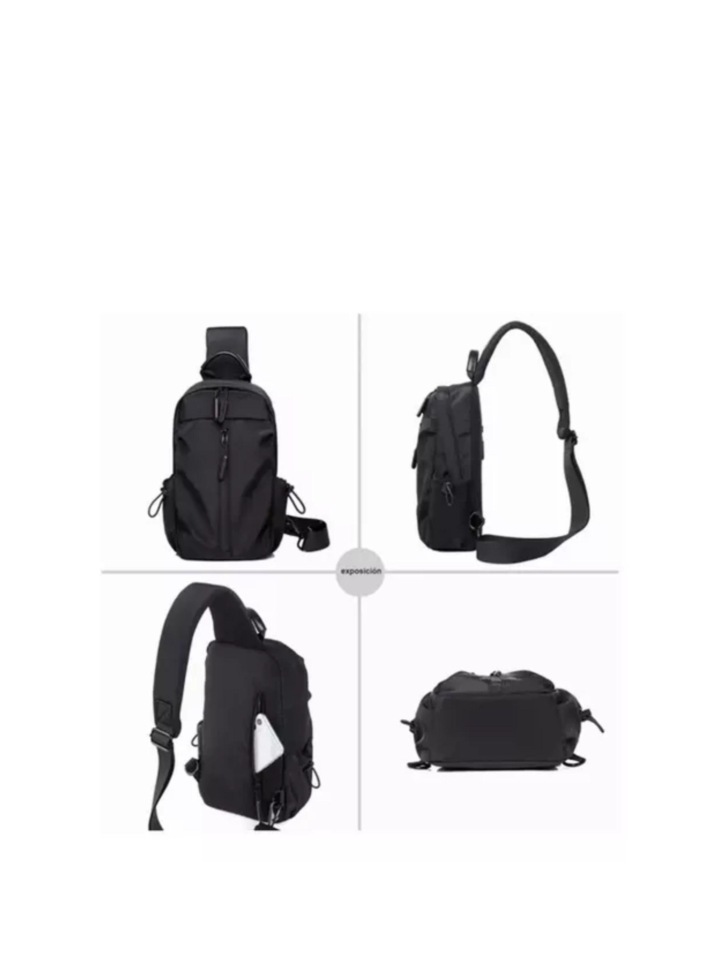 Bolso De Mensajero Del Bolso Del Pecho De La Moda Con Usb-1