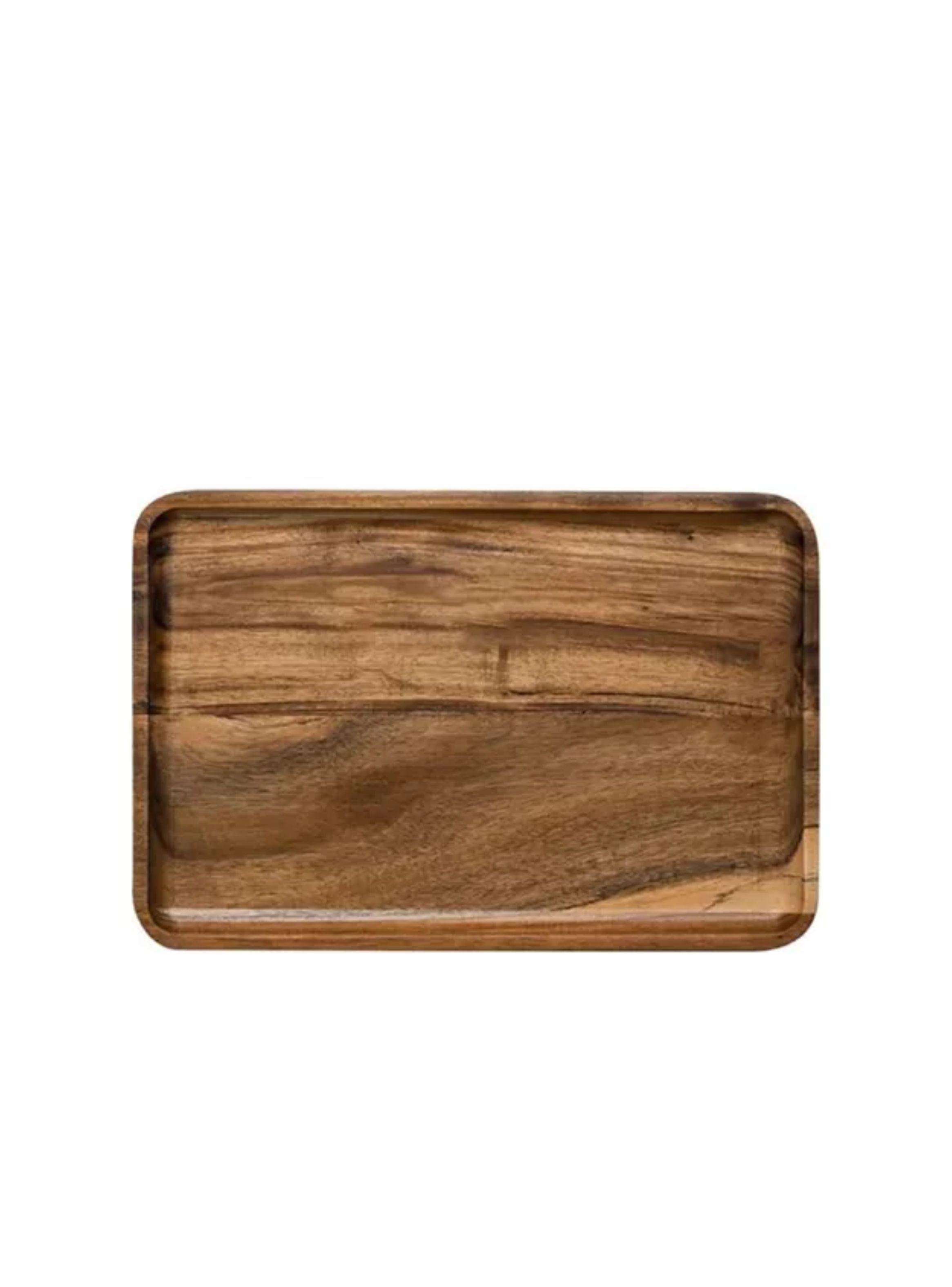 Bandejas Madera Bandeja Desayuno Madera Plato Madera 24x35-0