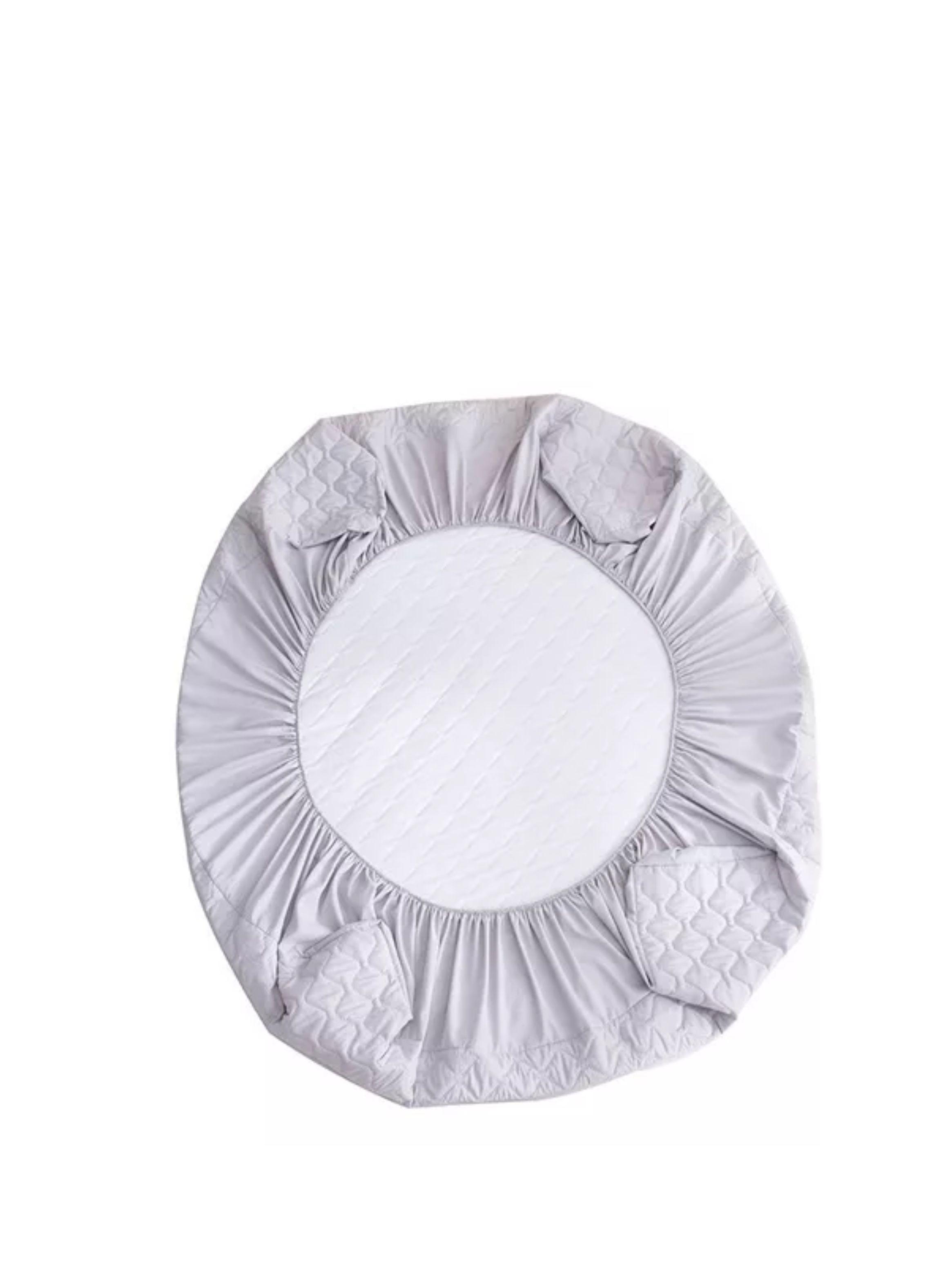 Cubrecolchon. 2 Plazas Acolchado + 2 Fundas Para Almohada color turquesa-2