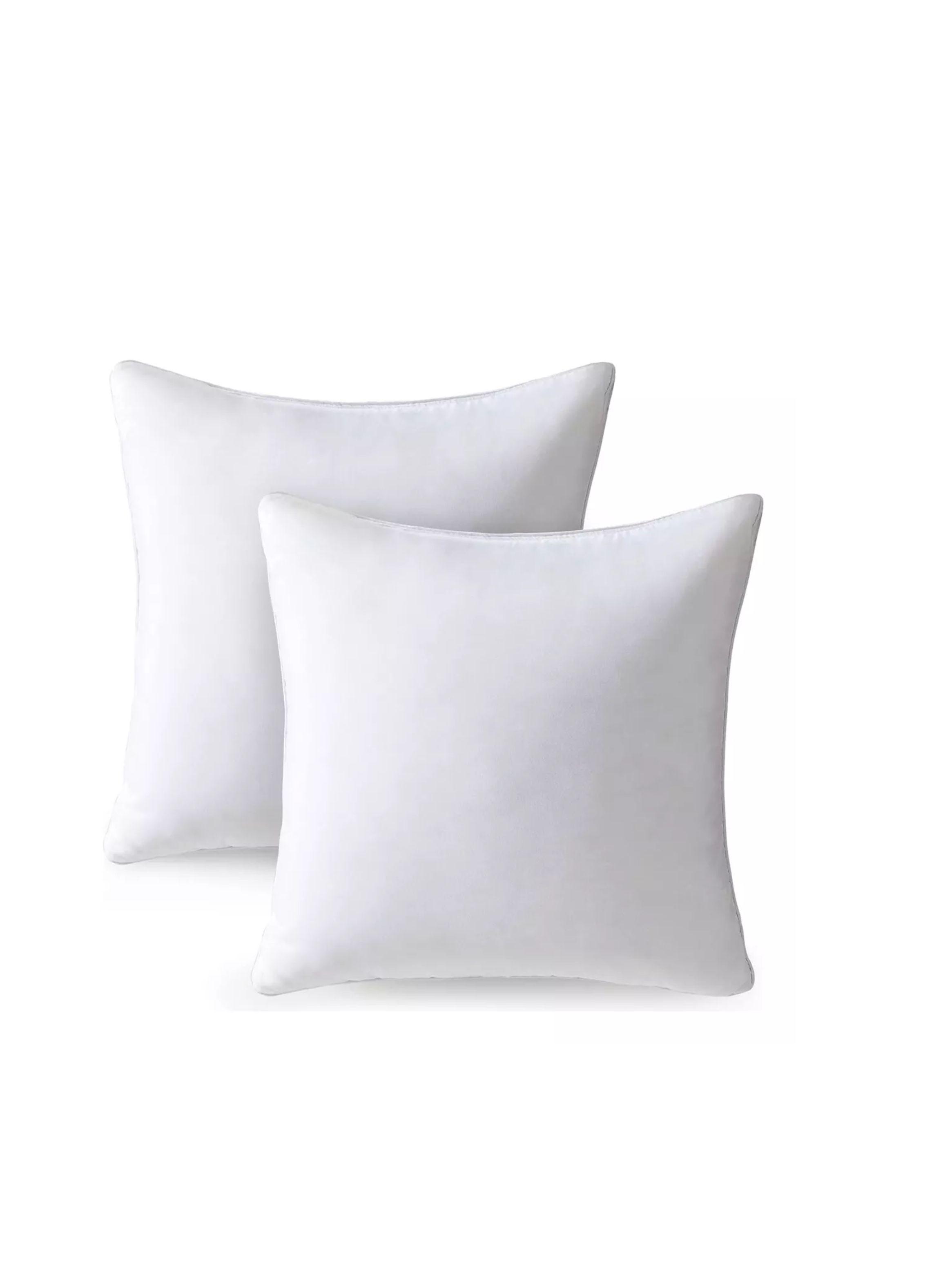 Pack 2 Cojines De Relleno Almohada Para Funda 45x45 Cm color blanco-0