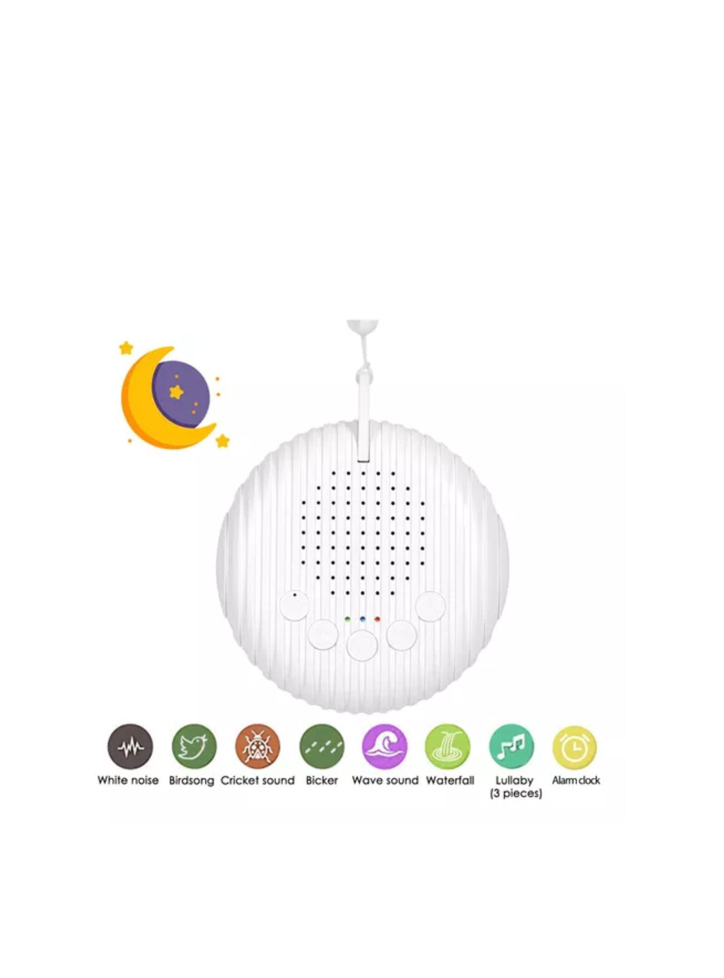 Máquina Ruido Blanco Monitor Bebes Con Luz- Mejora Sueño -1