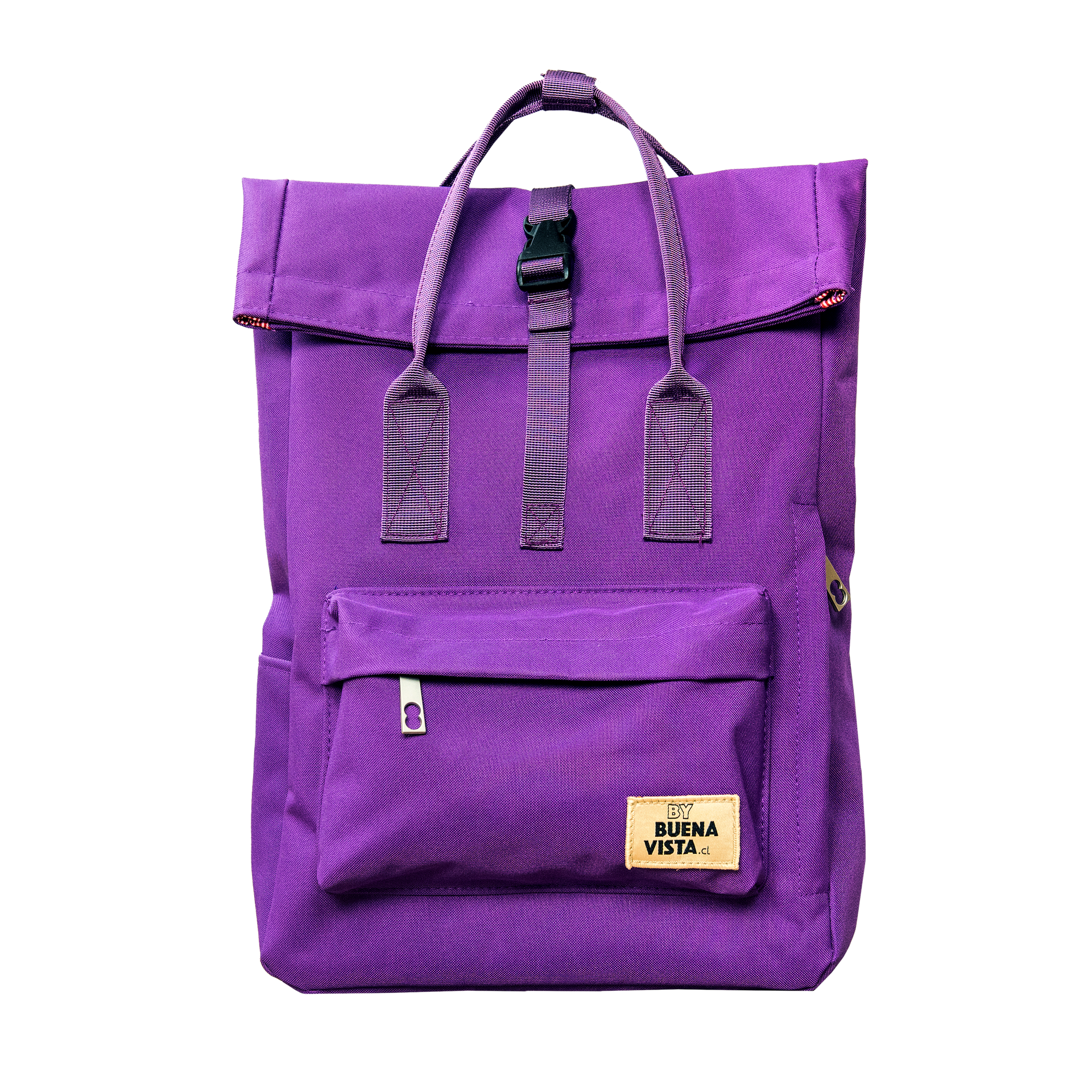 Mochila Impermeable Laptop 14'' Roll Morado-0