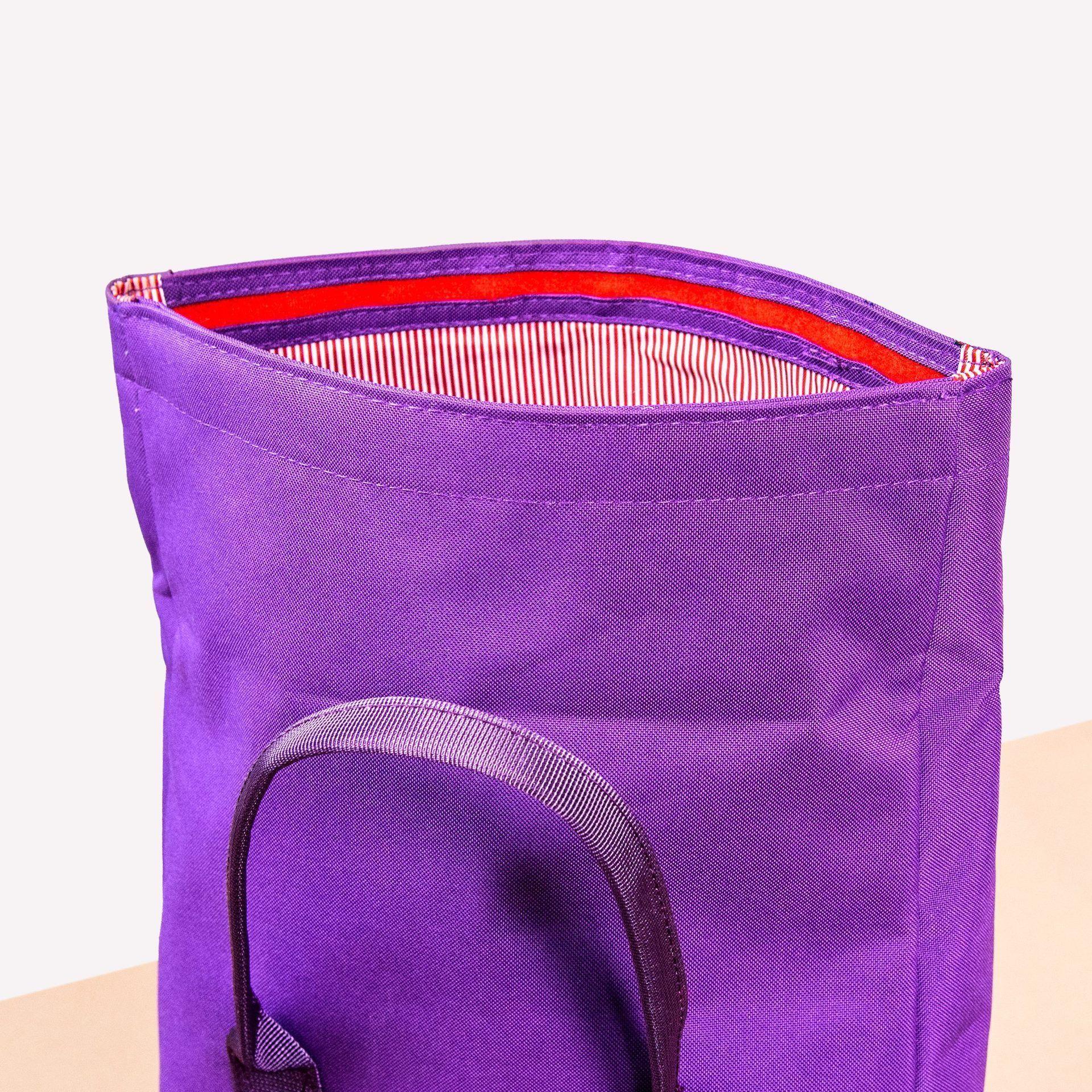 Mochila Impermeable Laptop 14'' Roll Morado-7