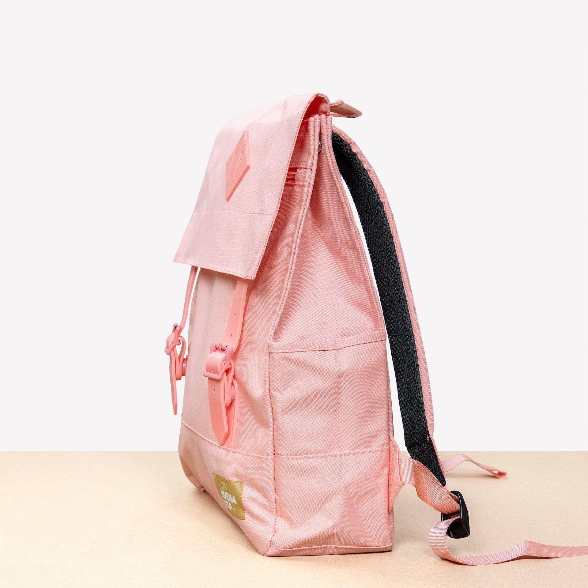 Mochila Impermeable Laptop 15'' Square M Rosa Flamenco-3