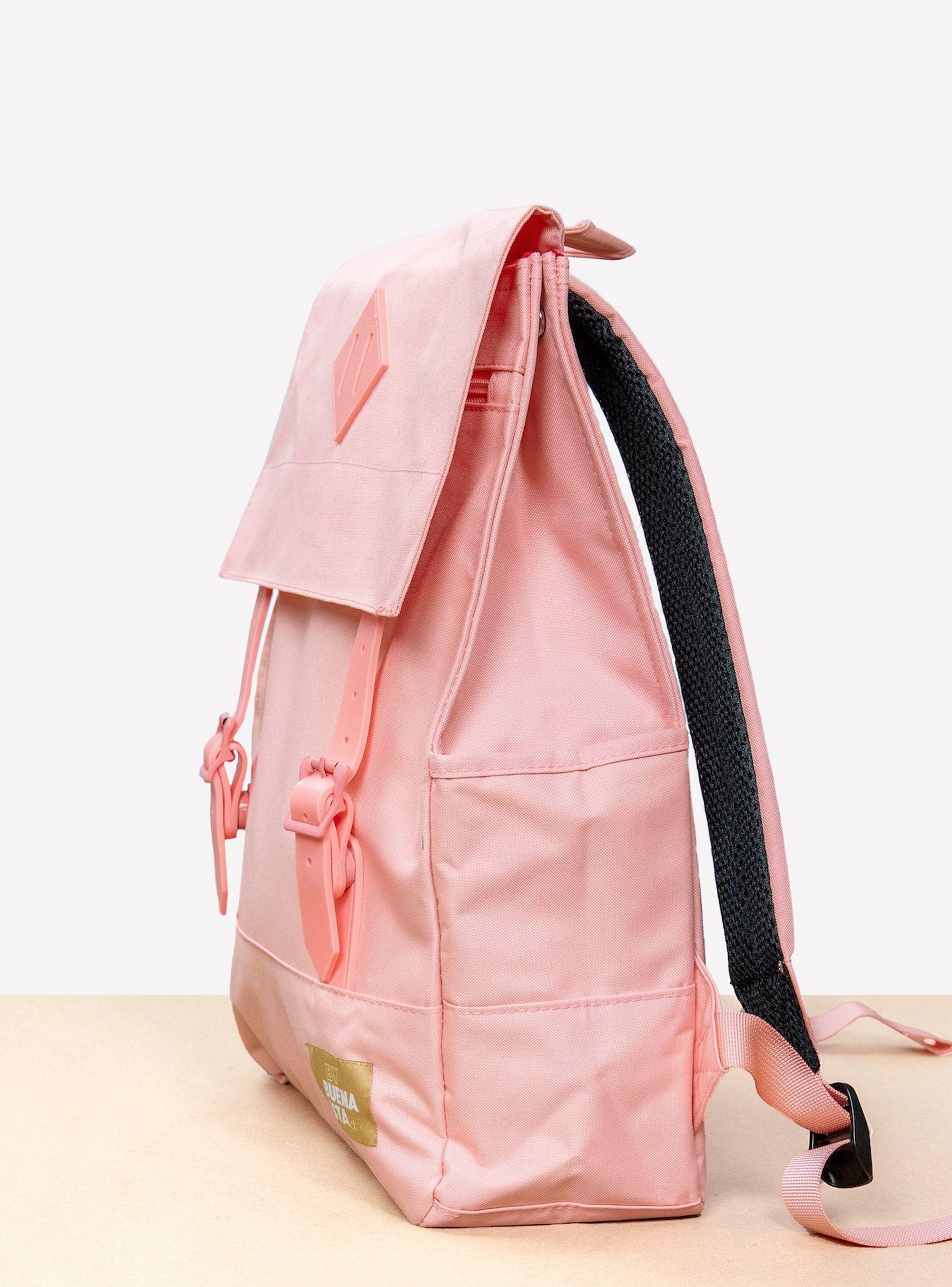 Mochila Impermeable para Notebook Square M Rosa Flamenco-2