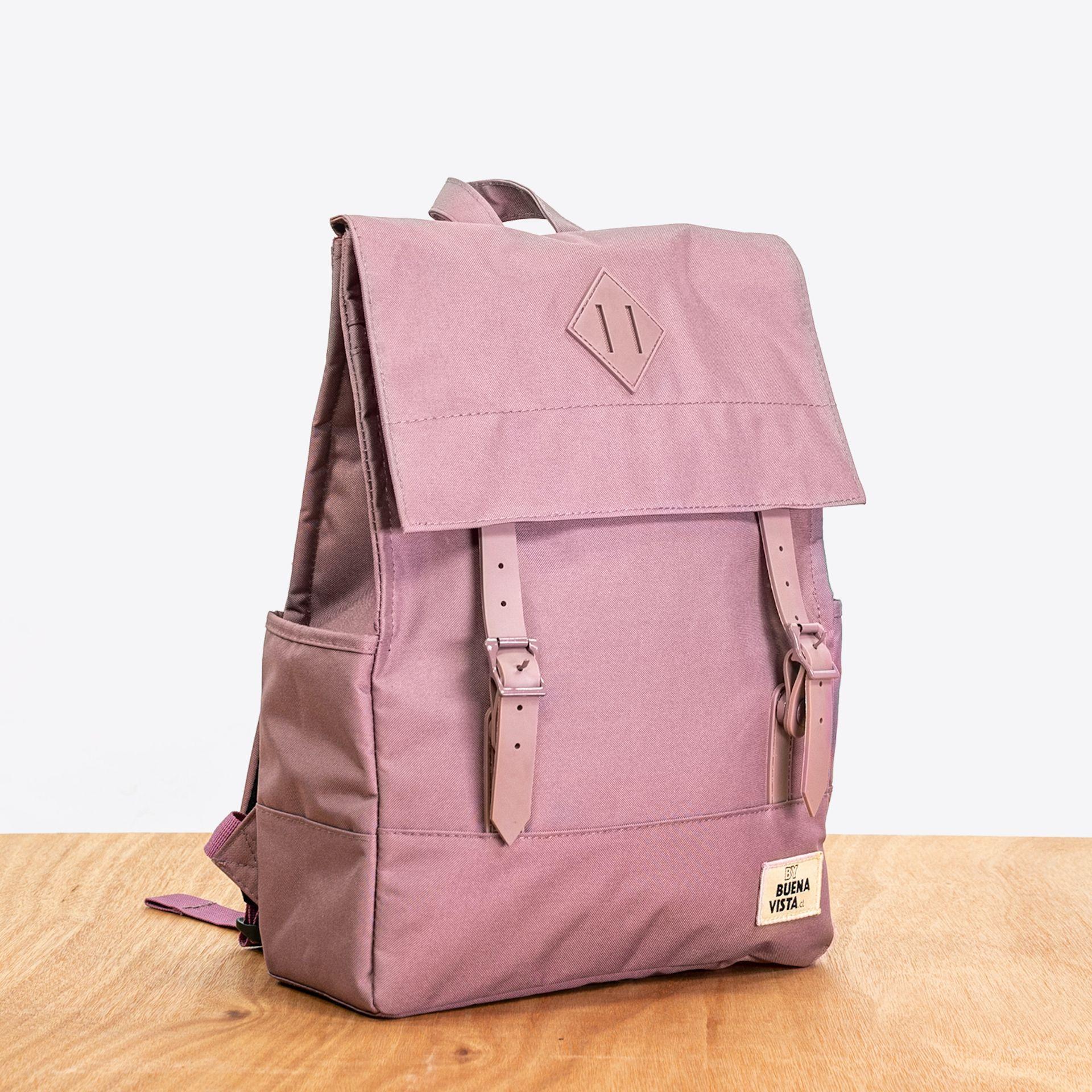 Mochila Impermeable para Notebook Square M Lavanda-2