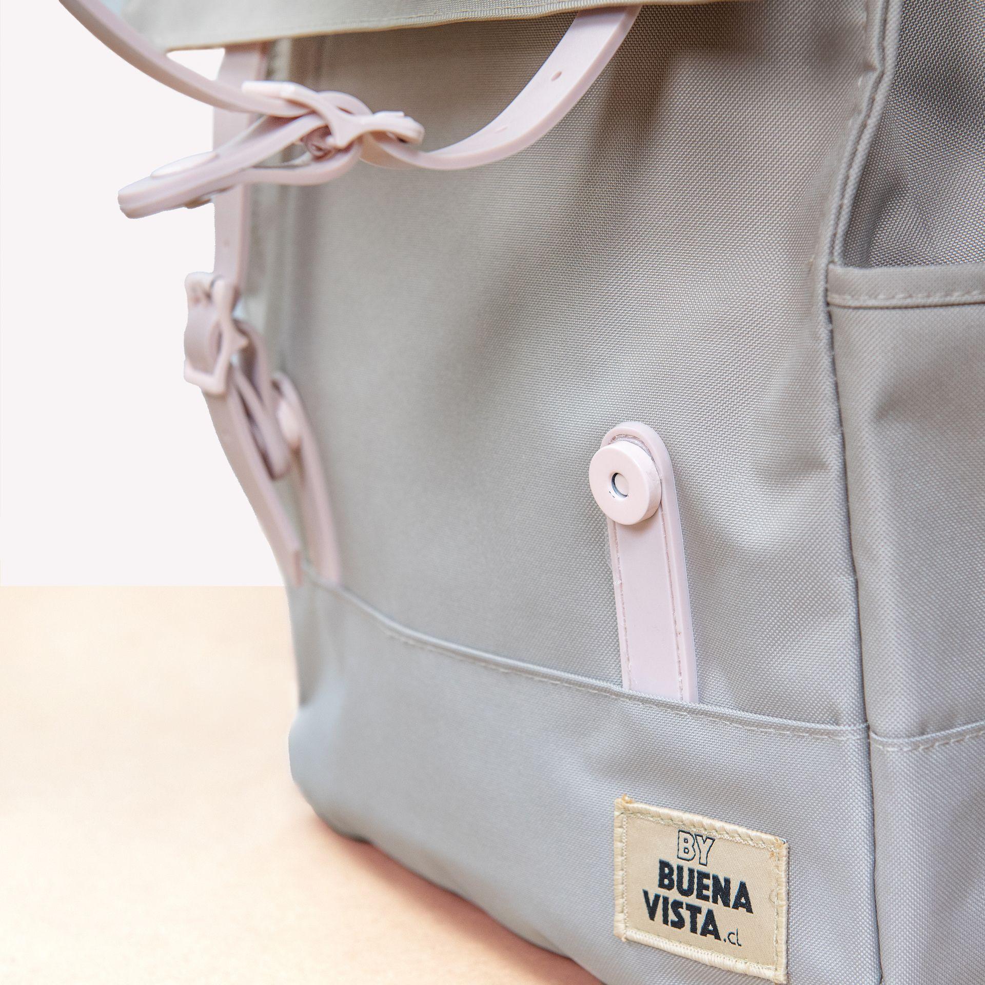 Mochila Impermeable Laptop 15'' Square M Gris-3