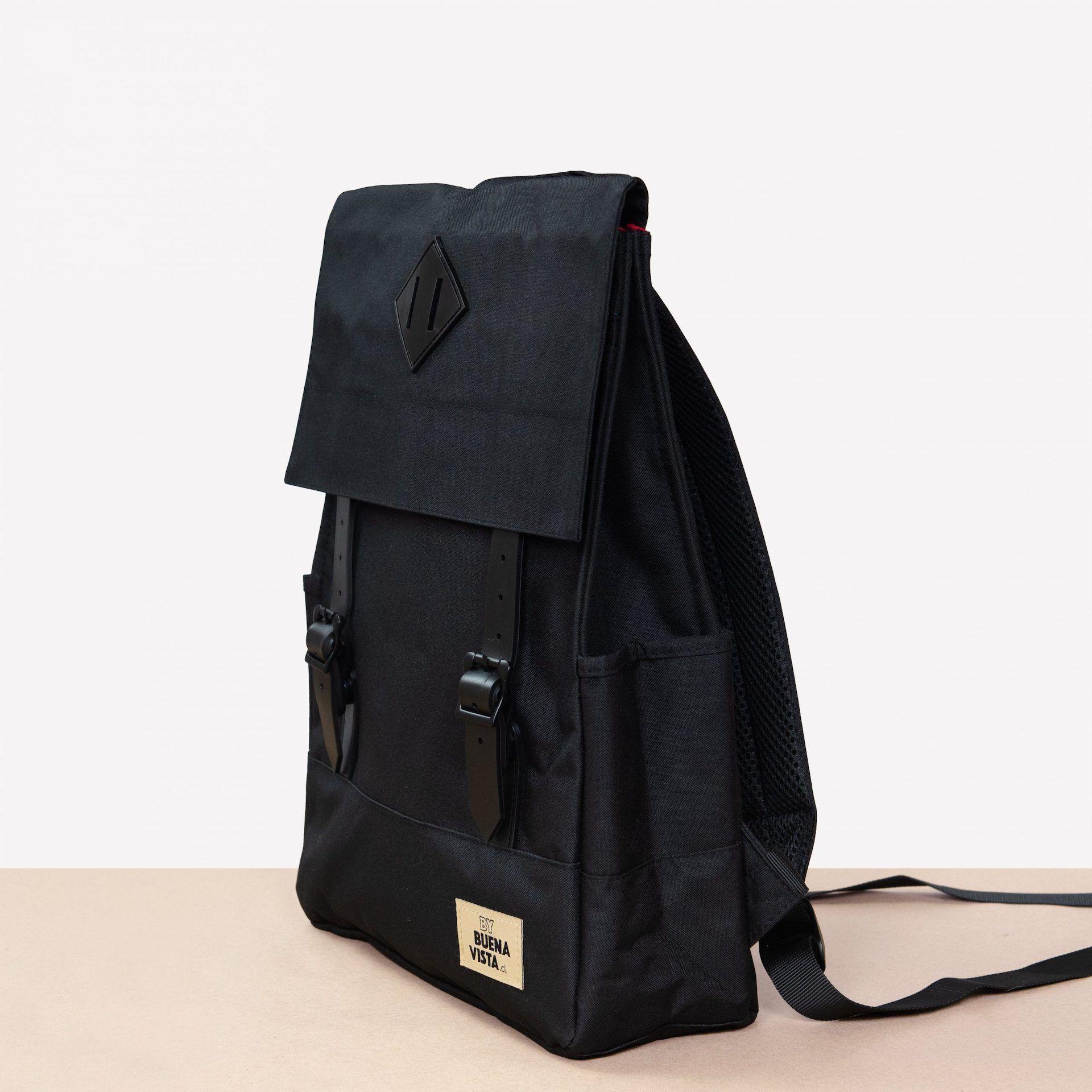 Mochila Impermeable Laptop 15'' Square M Negro-2