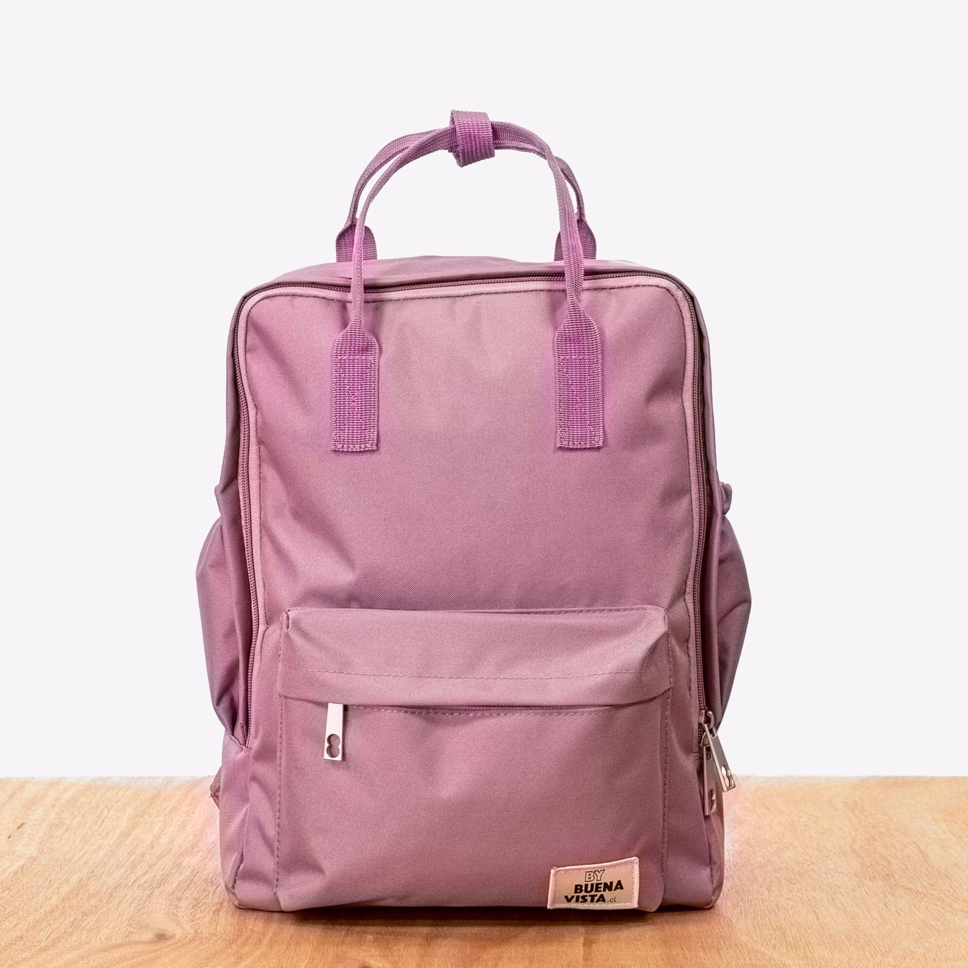 Mochila Impermeable Laptop 15'' Big Bike Lavanda-4