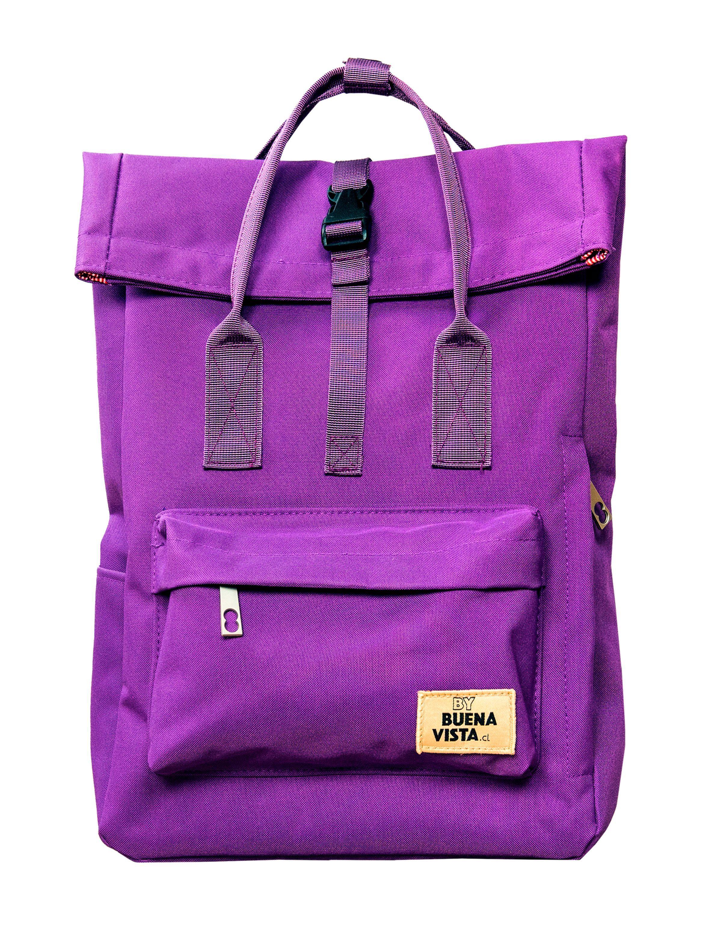 Mochila Impermeable para Notebook Roll Morado-0