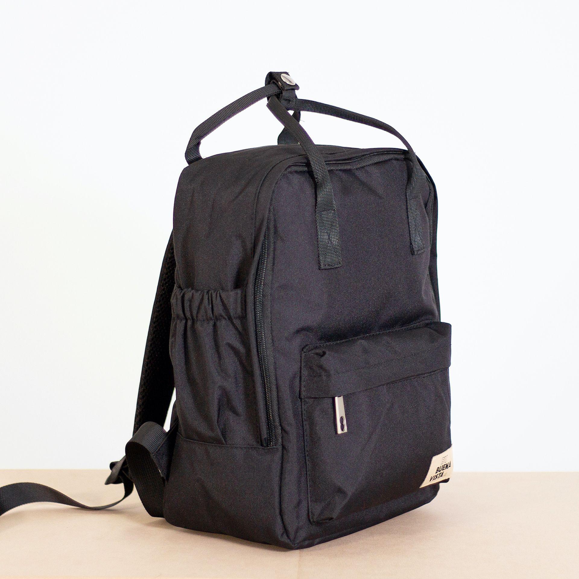 Mochila Impermeable Laptop 13'' Bike Negro-3